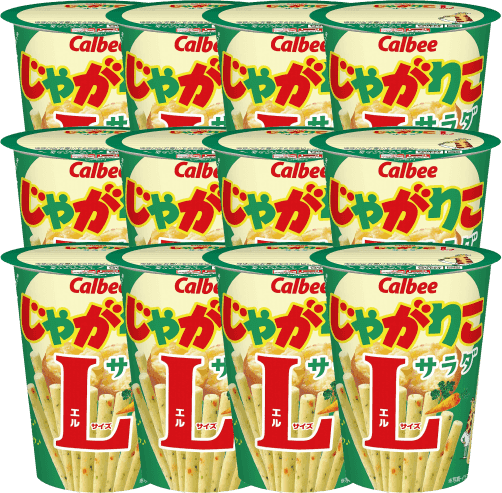 Prize image: じゃがりこ サラダLサイズ (12個) (JP) -  (Calbee)