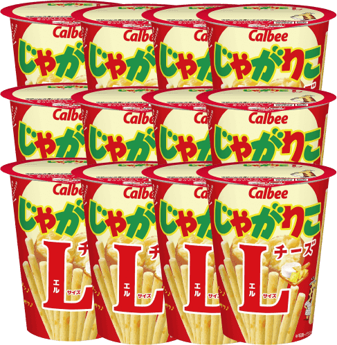 Prize image: じゃがりこ チーズLサイズ (12個) (JP) -  (Calbee)