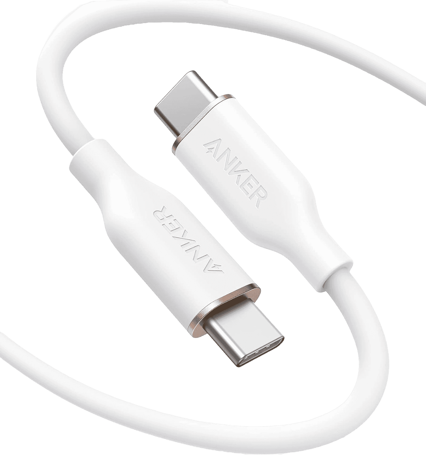 Prize image: 【Anker】Anker PowerLine III Flow USB-C & USB-C (1.8m クラウドホワイト) -  (-)