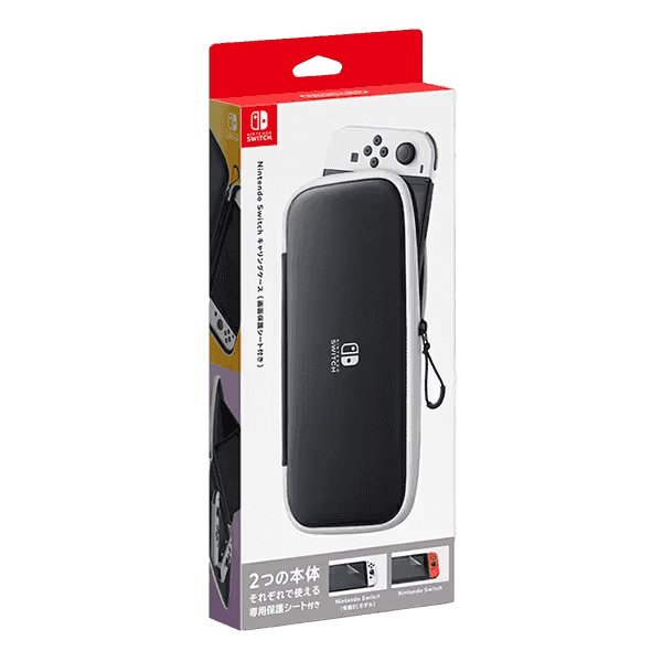 Prize image: Nintendo Switchキャリングケース (画面保護シート付) [Switch有機ELモデル用 アクセサリー] (JP) -  (NINTENDO)