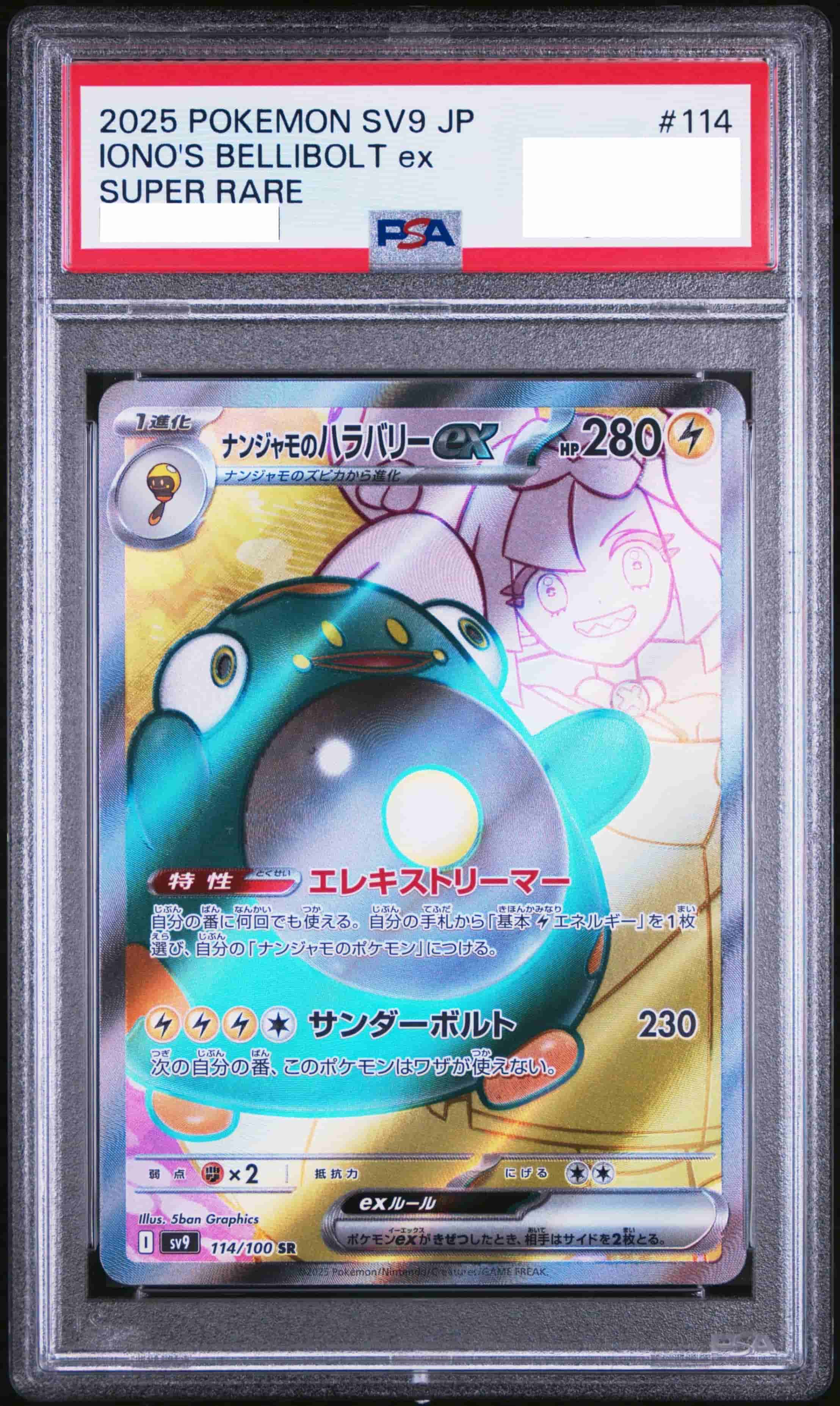 Prize image: (PSA)ナンジャモのハラバリーex - SR (sv9 114/100)