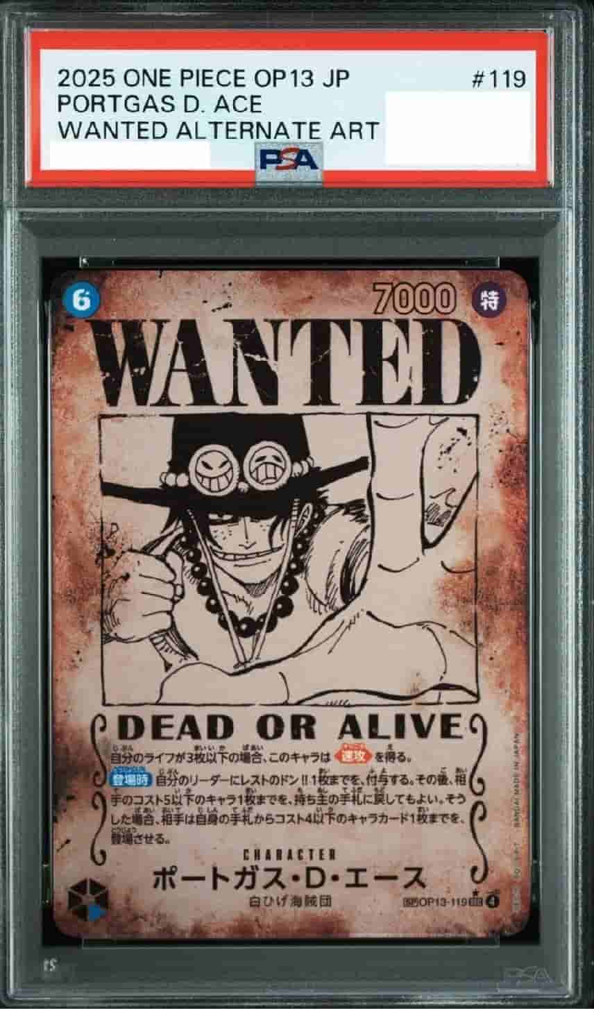 Prize image: (PSA)ポートガス・D・エース Special Parallel - SEC (OP13-119)