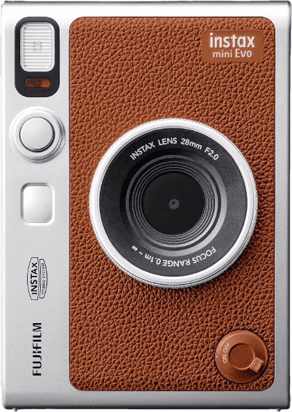 Prize image: 【FUJIFILM】INS MINI EVO BROWN C [ハイブリッドインスタントカメラ チェキ instax mini Evo ブラウン] (JP) - ノンスケール (富士フイルム)