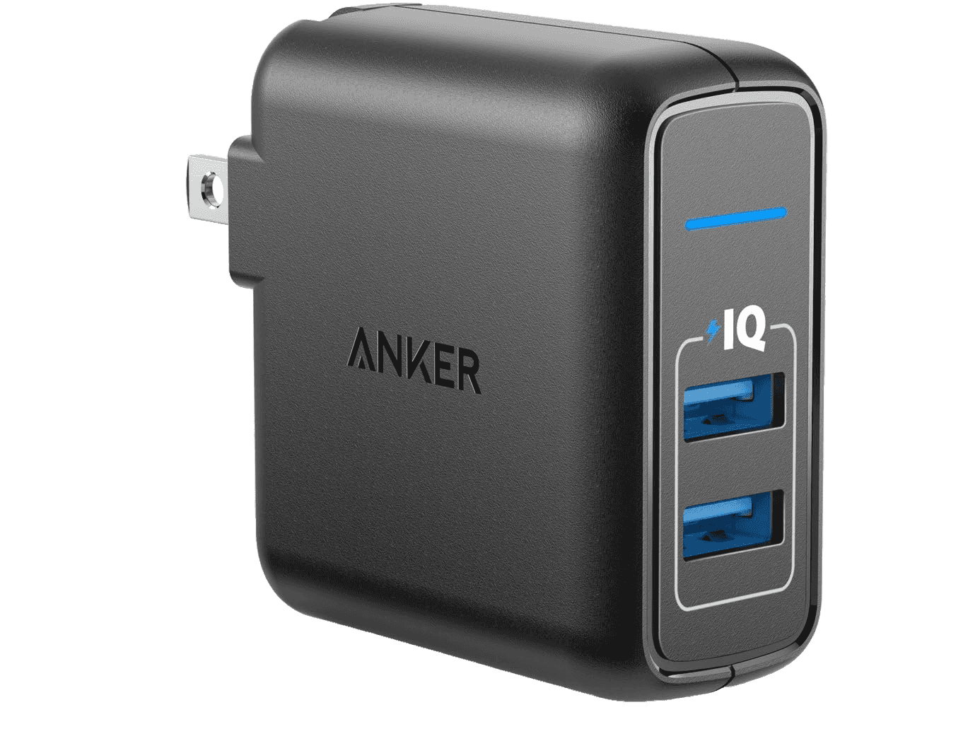 Prize image: 【Anker】Anker PowerPort 2 Elite ブラック (USB 急速充電器 24W 2ポート) (JP) -  (ANKER)