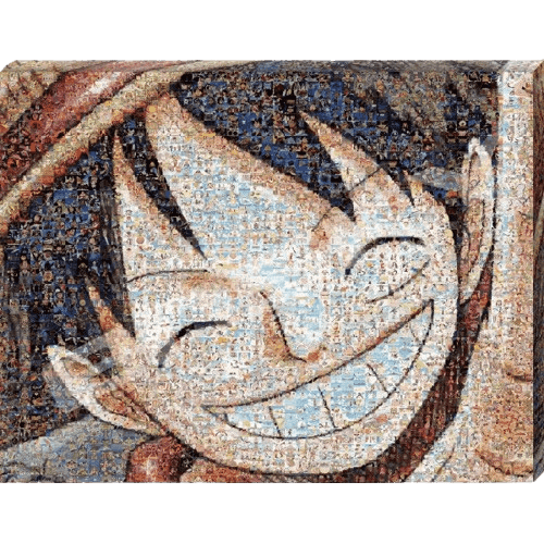 Prize image: 【ONE PIECE】アートボードジグソー ワンピースモザイクアート[ルフィ] 366ピース (JP) - ノンスケール (ensky (エンスカイ))