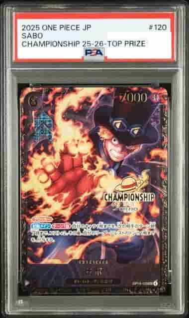 Prize image: PSA10 Sabo (CHAMPIONSHIP) (JP) - SEC (OP13-120)