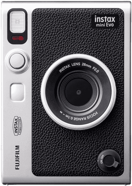 Prize image: 【FUJIFILM】INS MINI EVO BLACK C [ハイブリッドインスタントカメラ チェキ instax mini Evo ブラック] (JP) - ノンスケール (富士フイルム)
