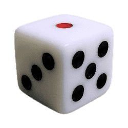 Prize image: サイコロ 12mm 3個セット (JP) - ノンスケール (吉田木工所)