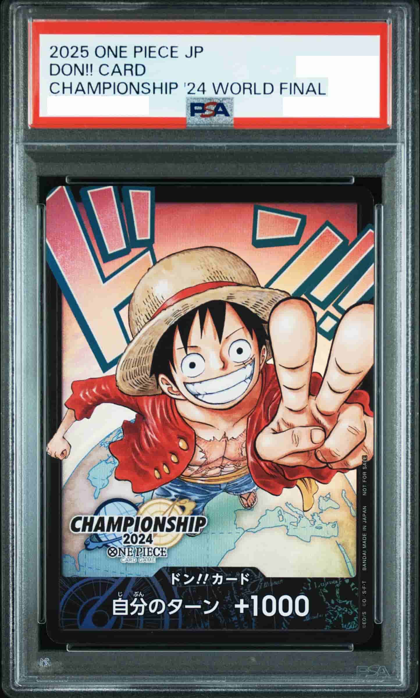 Prize image: (PSA)ドン!!カード 【ルフィ】 (WCS2024) -  (-)