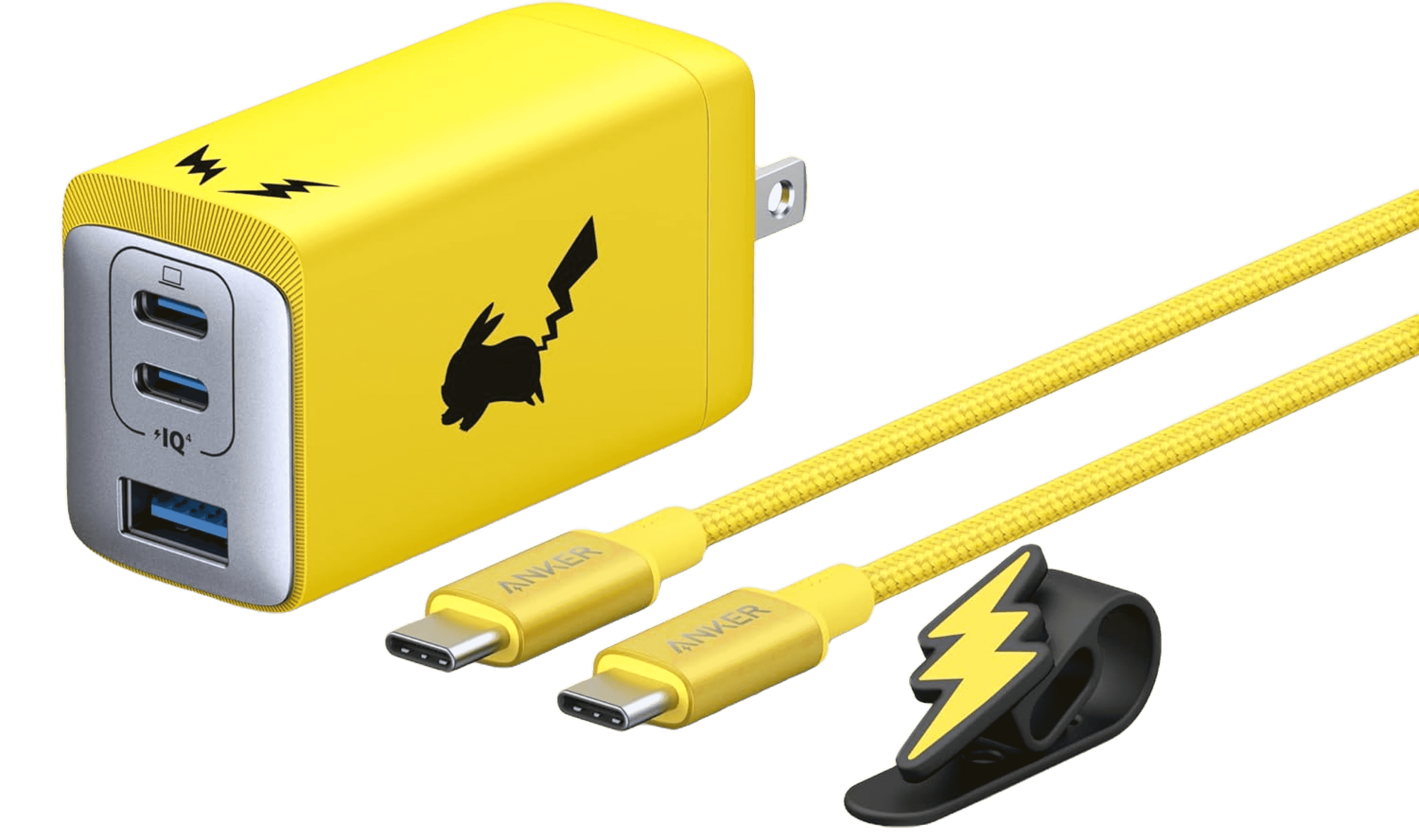 Prize image: 【Anker】USB急速充電器 65W ピカチュウモデル (JP) -  (ANKER)