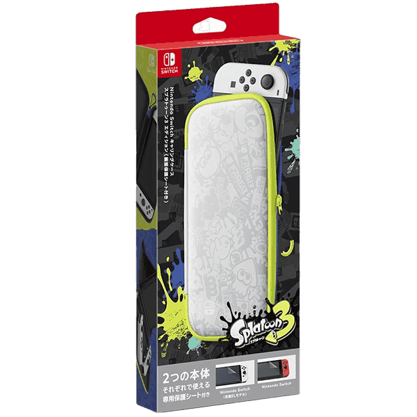 Prize image: Nintendo Switchキャリングケース スプラトゥーン3エディション (画面保護シート付き) [Switch有機ELモデル用 アクセサリー] (JP) -  (NINTENDO)