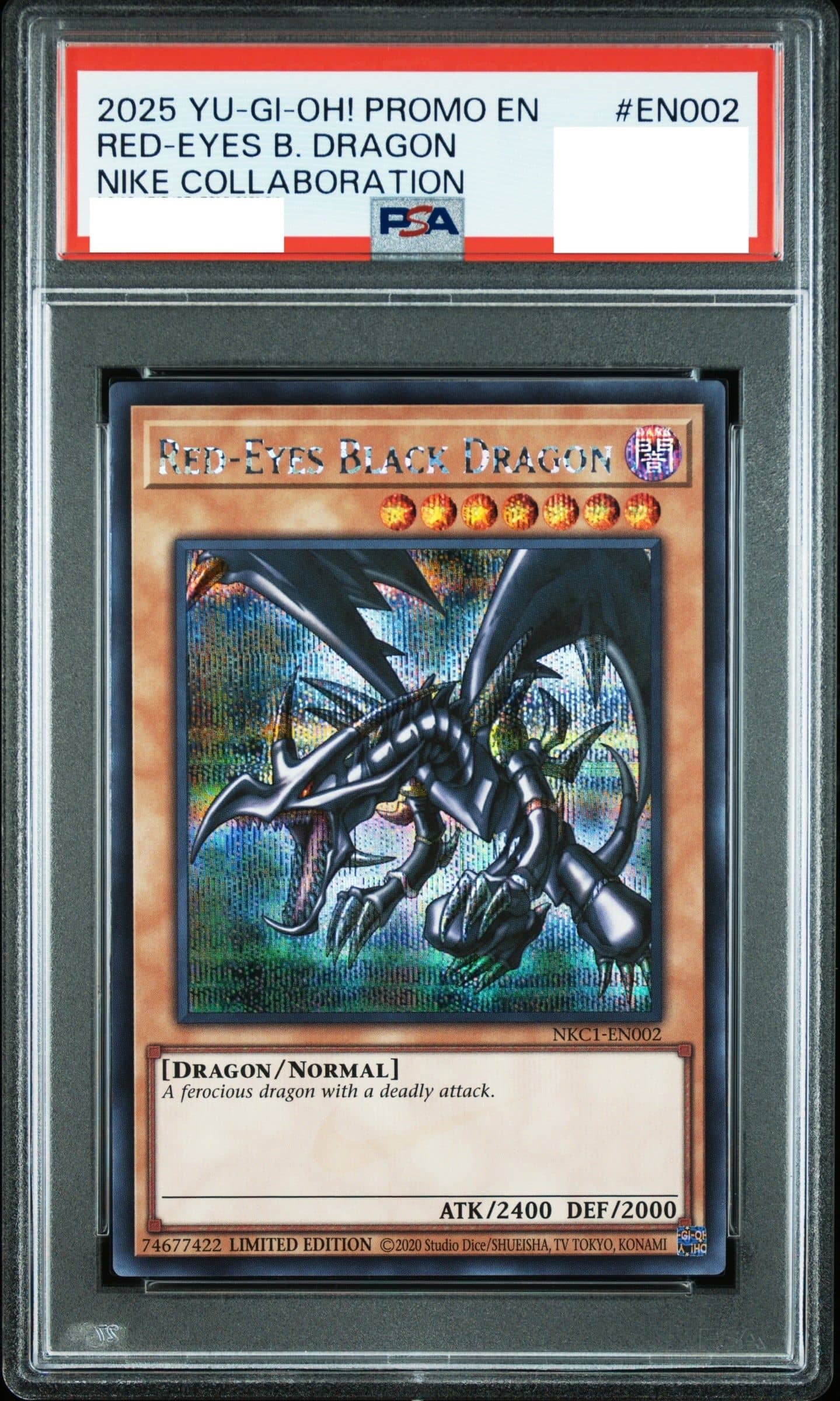 Prize image: (PSA)真紅眼の黒竜 - SE (NKC1-EN002)