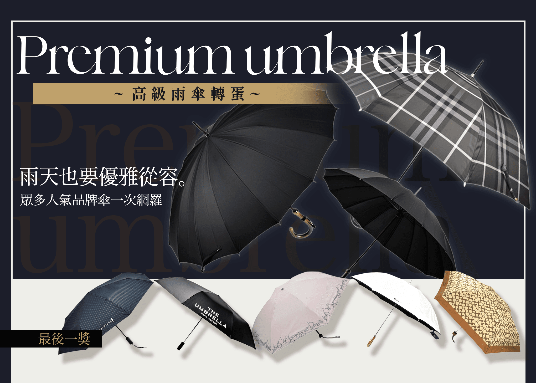 盲盒 ホビー：Premium umbrella~高級傘ガチャ~ | 在線Clove盲盒