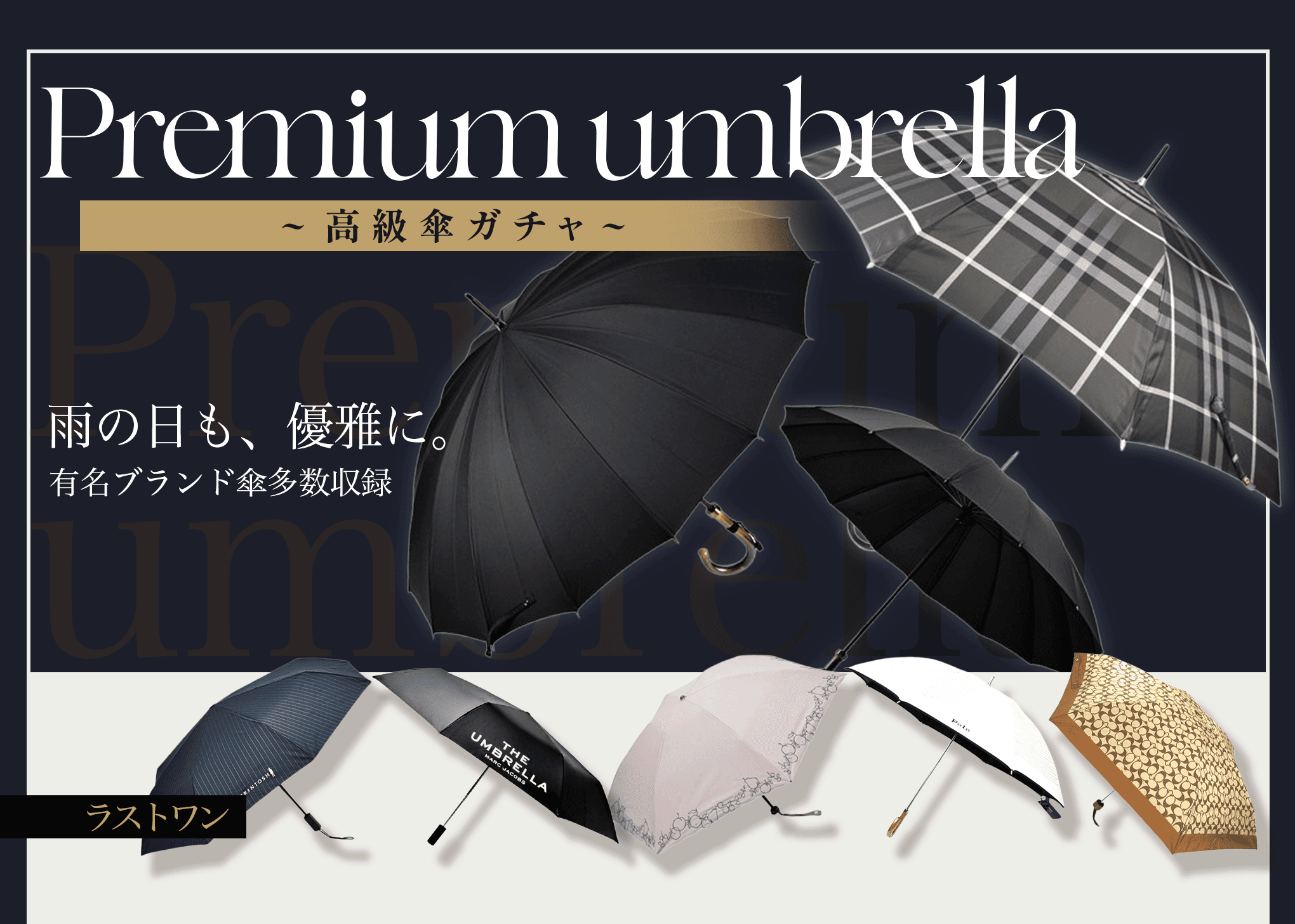 Mystery Pack ホビー：Premium umbrella~高級傘ガチャ~ | Clove Mystery Packs