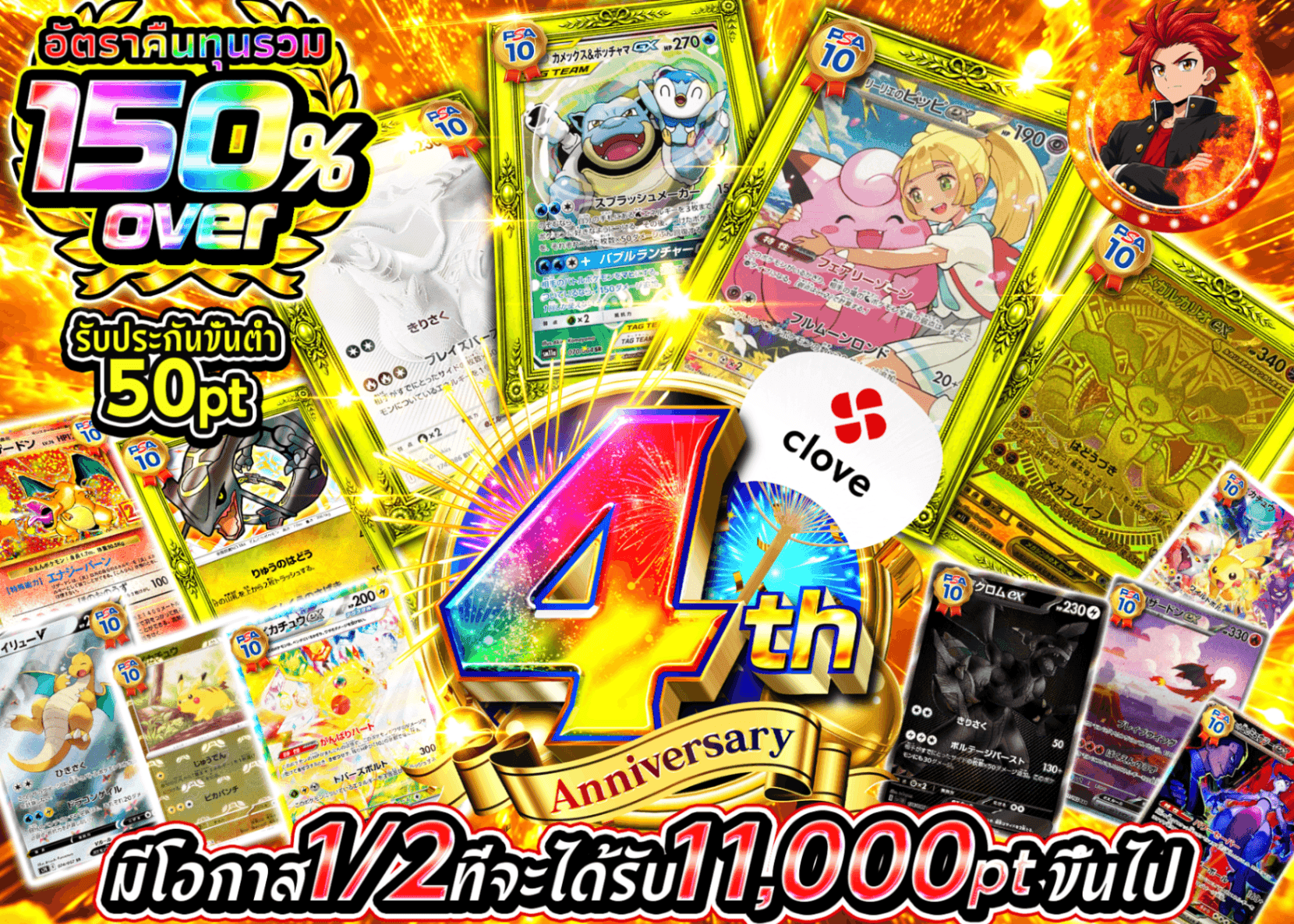 มิสเตอรี่แพ็ค Pokémon 4周年 にぶいち B4 | Clove มิสเตอรี่แพ็ค