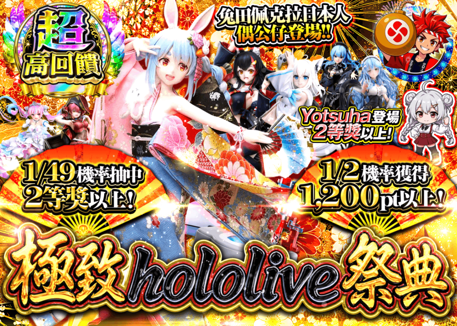 公仔抽卡 極ホロライブ祭  | 線上抽卡就選Clove