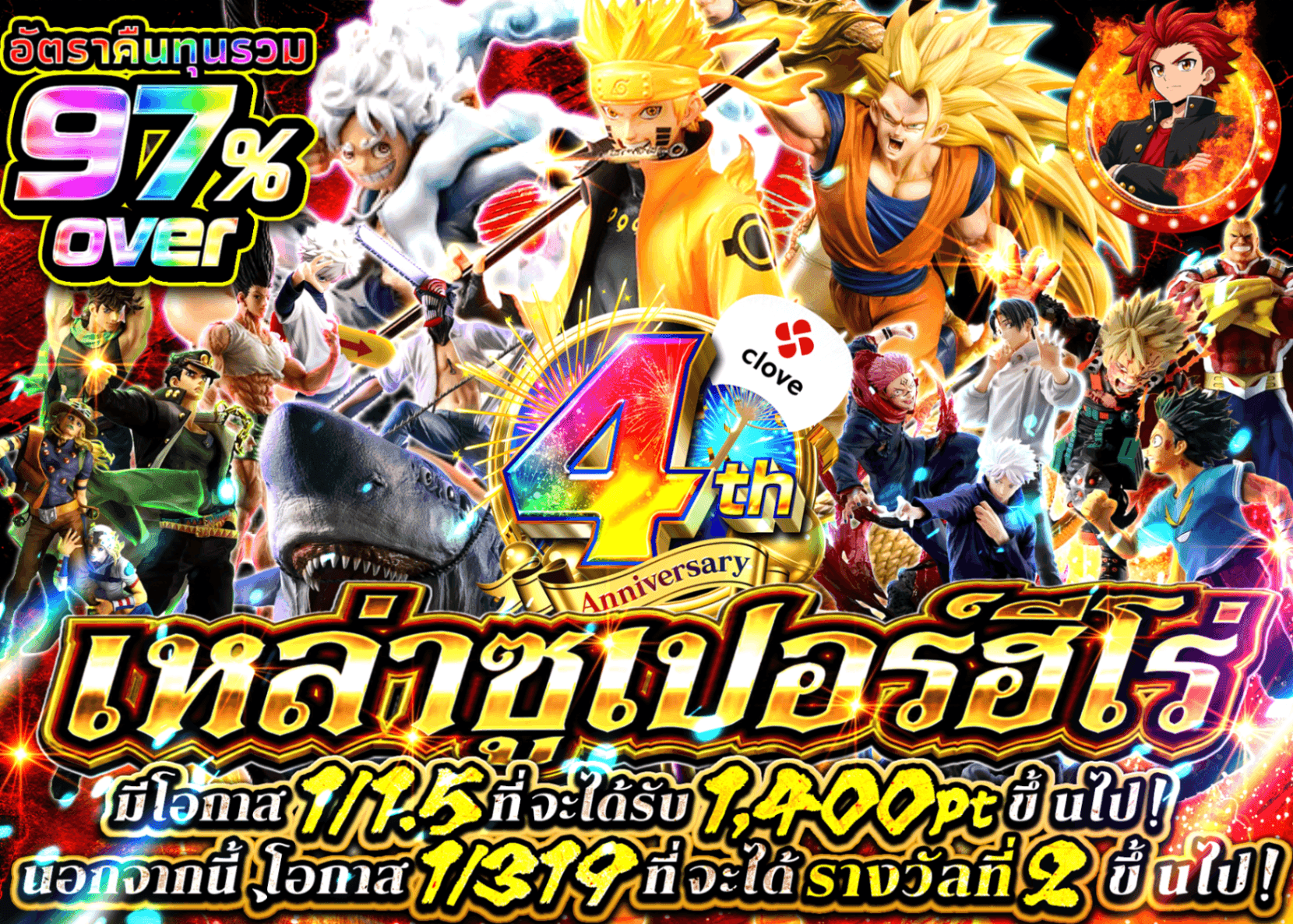 มิสเตอรี่แพ็คฟิกเกอร์ 4周年　英雄大戦 | Clove มิสเตอรี่แพ็ค