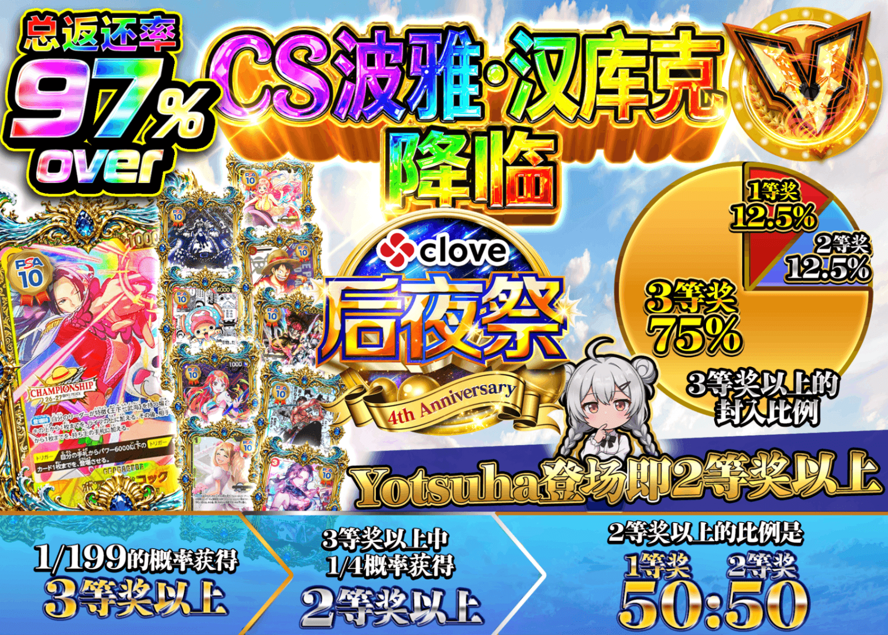 海贼王盲盒  4周年後夜祭 CSハンコック降臨 | 在线Clove盲盒