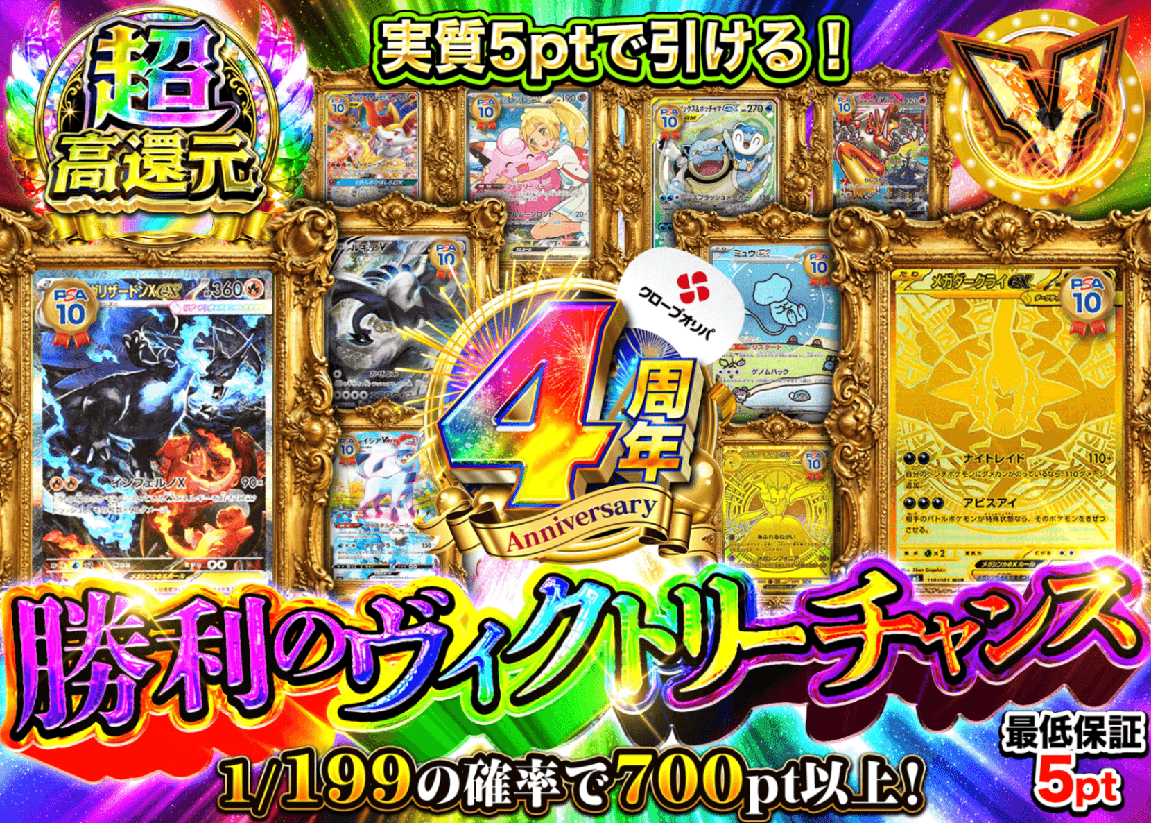 宝可梦盲盒 4周年 勝利のヴィクトリーチャンス | 在线Clove盲盒