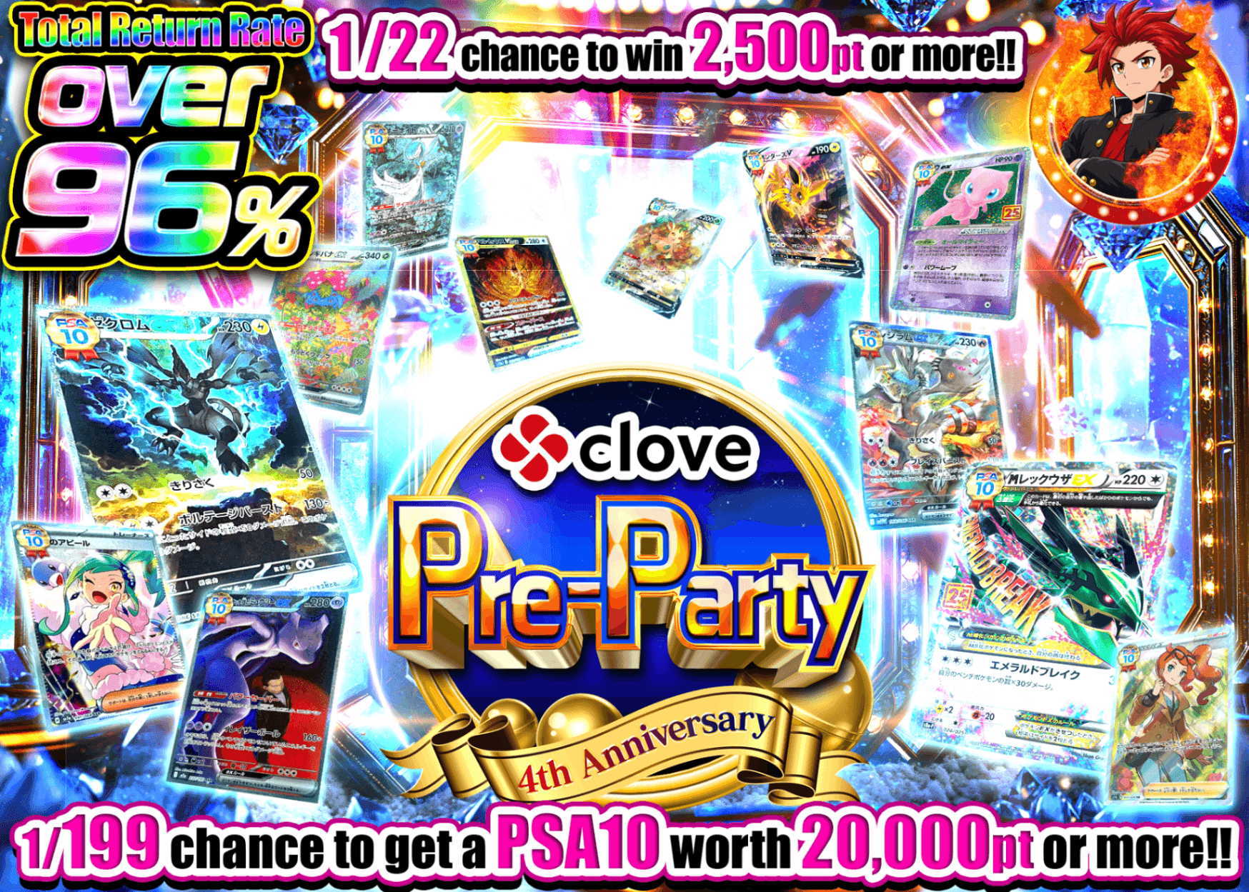 Pokémon Mystery Pack 4周年前夜祭 扉 | Clove Mystery Packs
