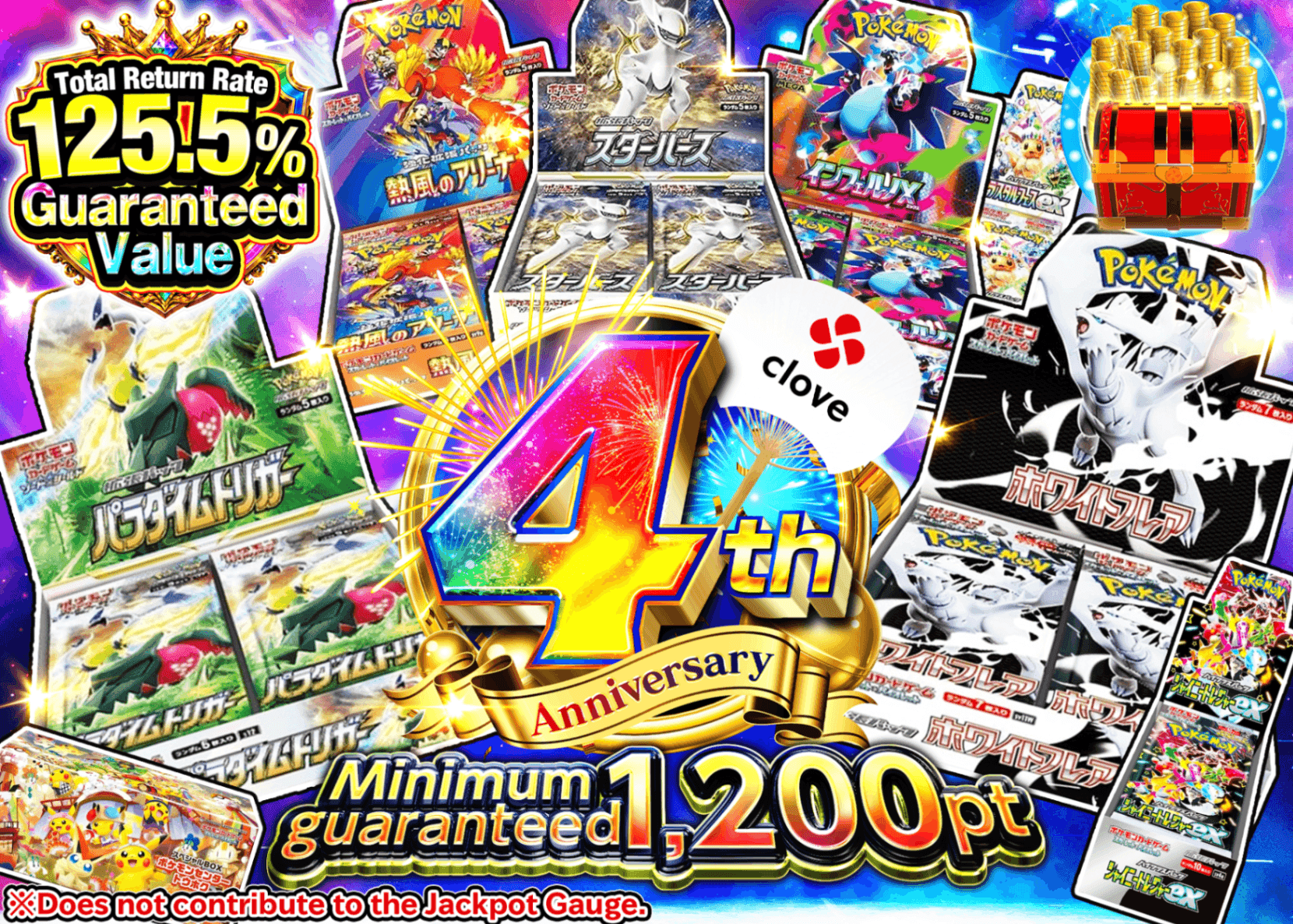 มิสเตอรี่แพ็ค Pokémon 4周年 アド確 C1+ | Clove มิสเตอรี่แพ็ค