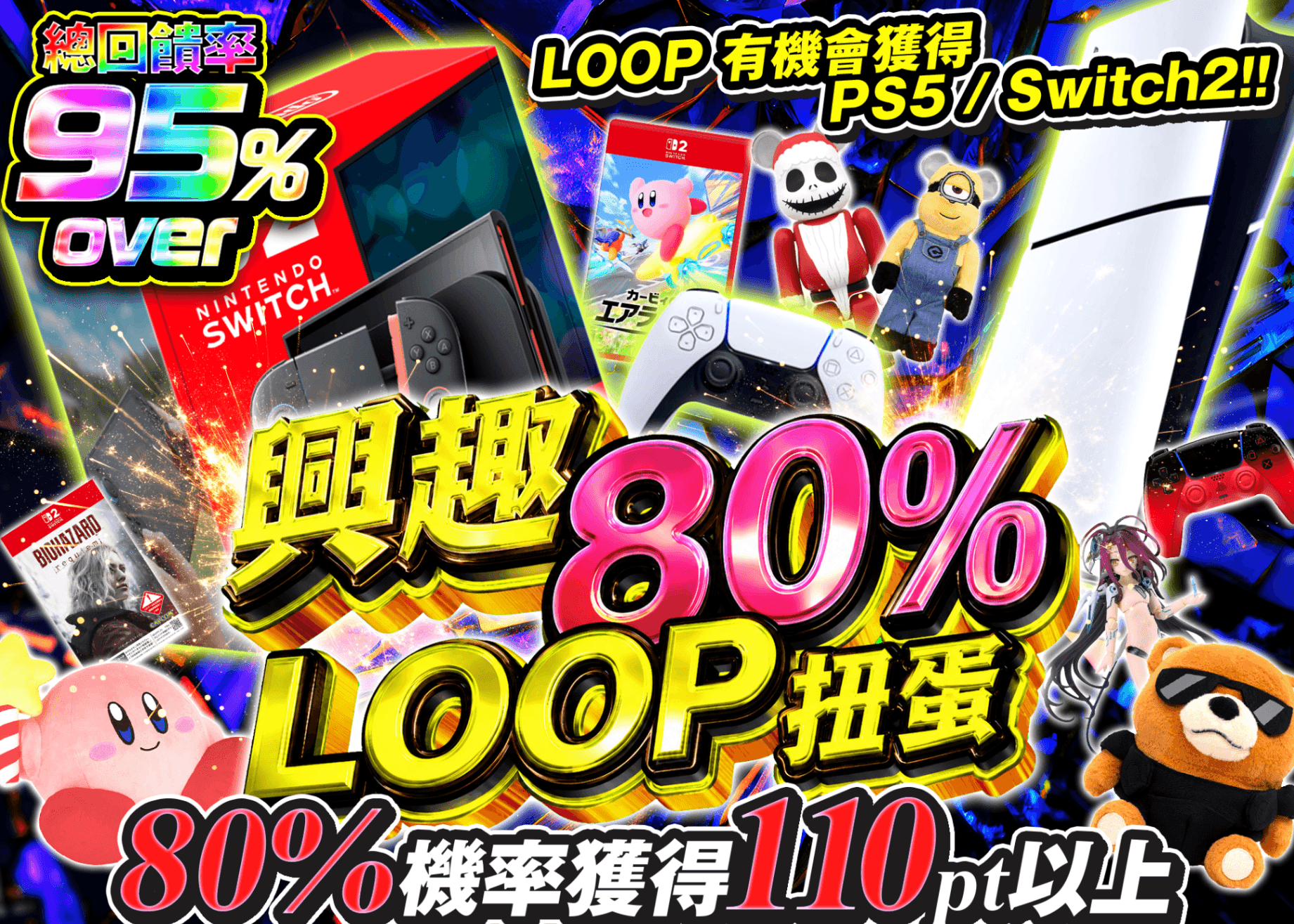 嗜好盲盒 80％LOOPガチャ | 在線Clove盲盒