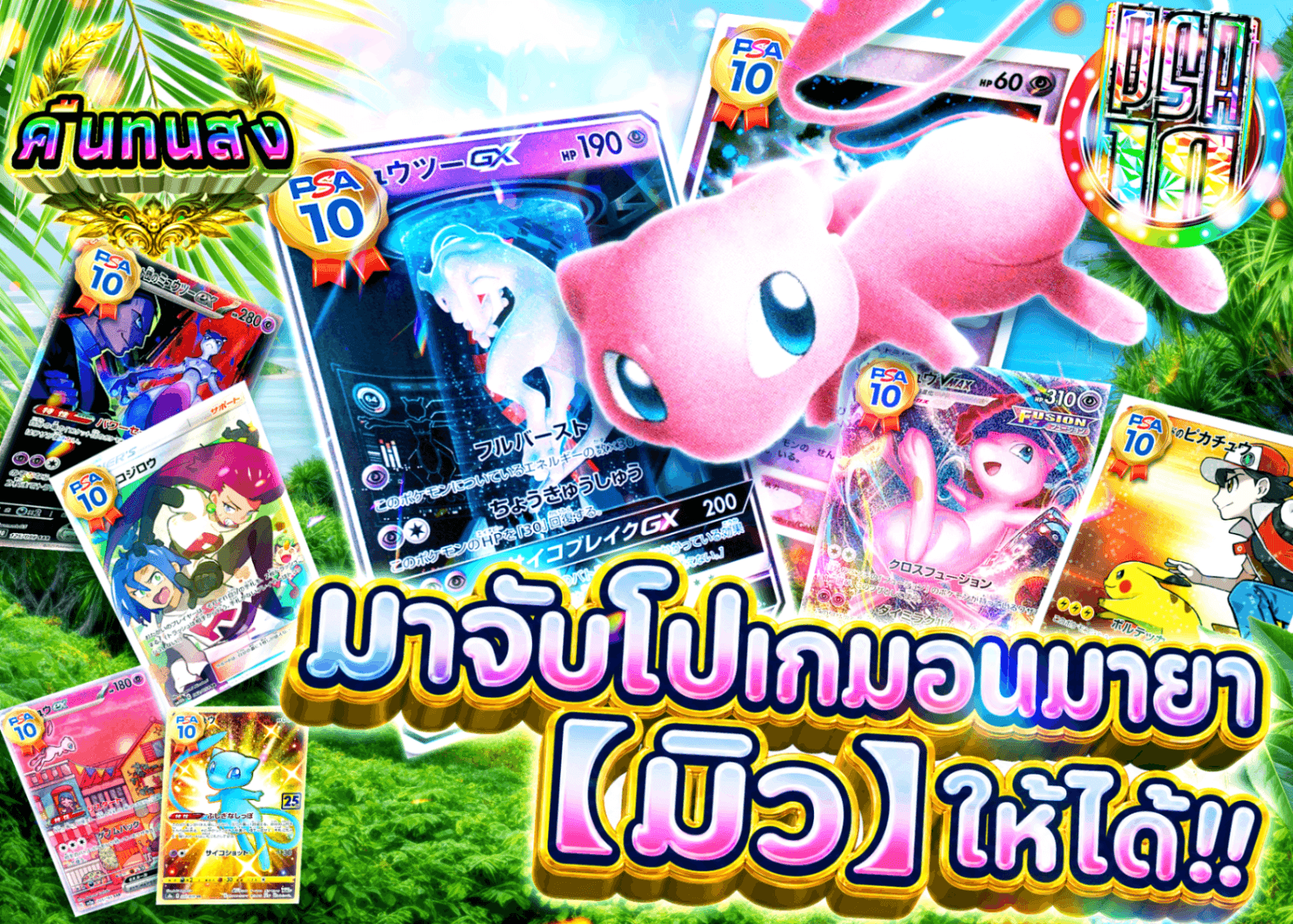 มิสเตอรี่แพ็ค Pokémon 幻のポケモン【ミュウ】を捕獲せよ!! | Clove มิสเตอรี่แพ็ค