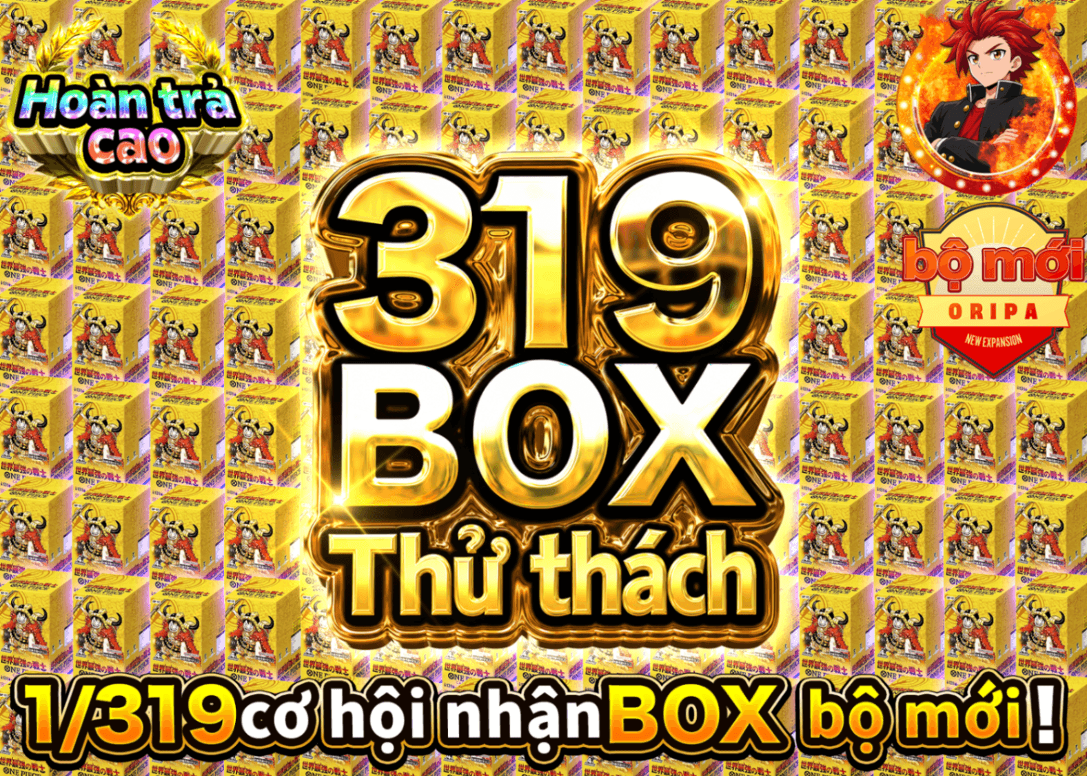 Mystery Pack One Piece 新弾 319BOX | Clove Mystery Pack - Mystery Pack trực tuyến (Clove Oripa)