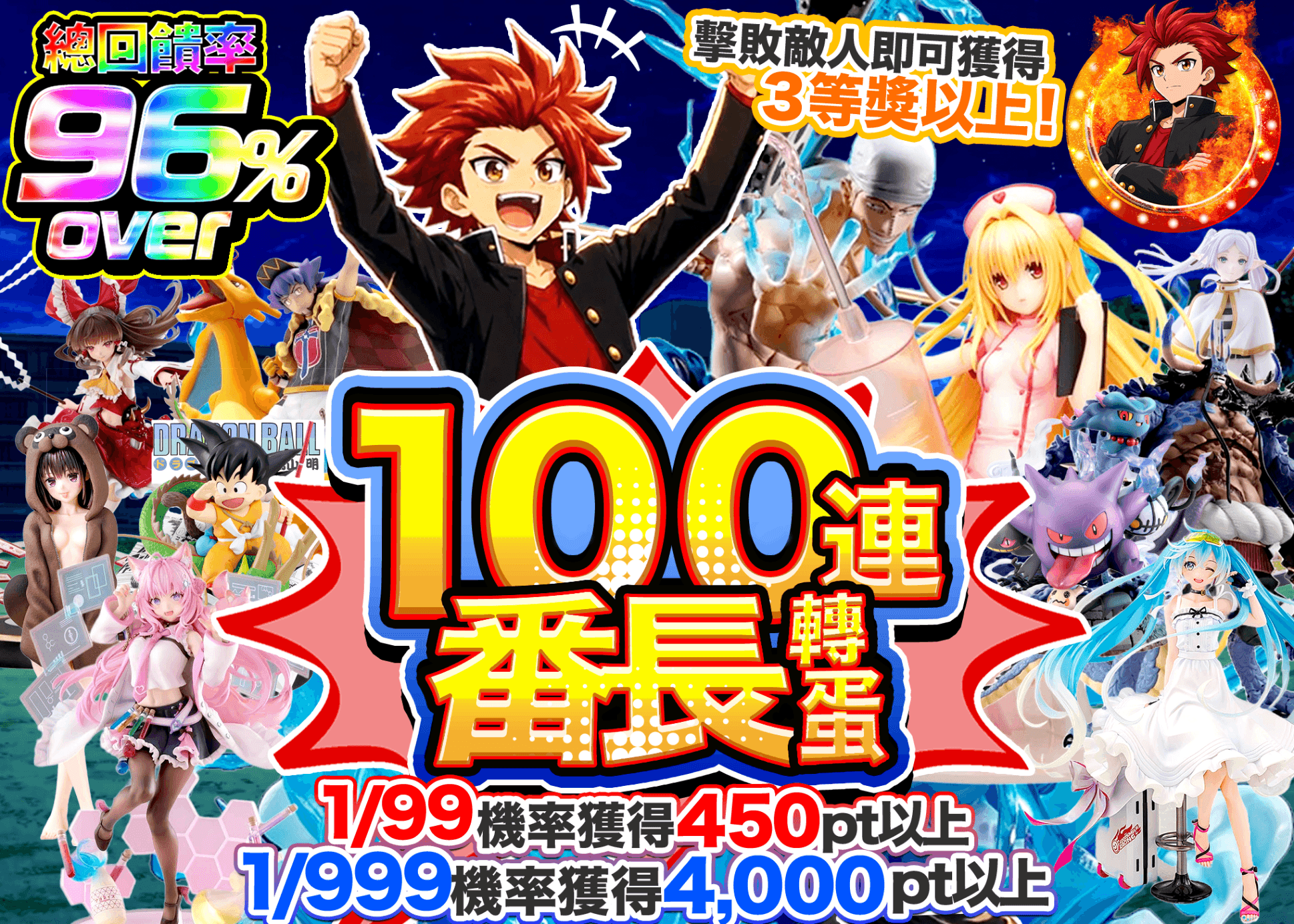 手办盲盒 100連番長フィギュア | 在线Clove盲盒