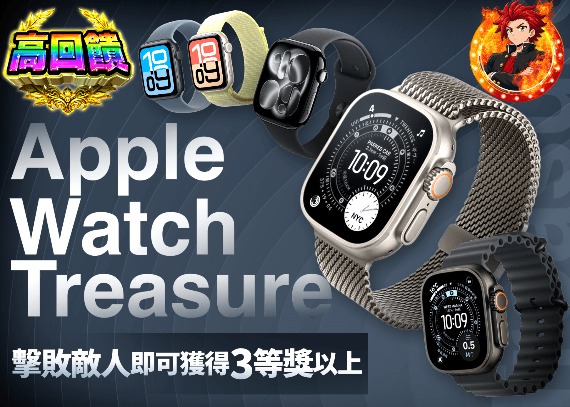 興趣盲盒 Apple Watchチャレンジ | 線上抽卡・線上盲盒的Clove