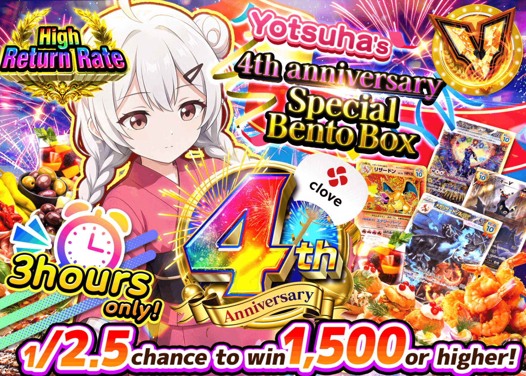 Pokémon Mystery Pack 4周年 よつはのお弁当ガチャ | Clove Mystery Packs