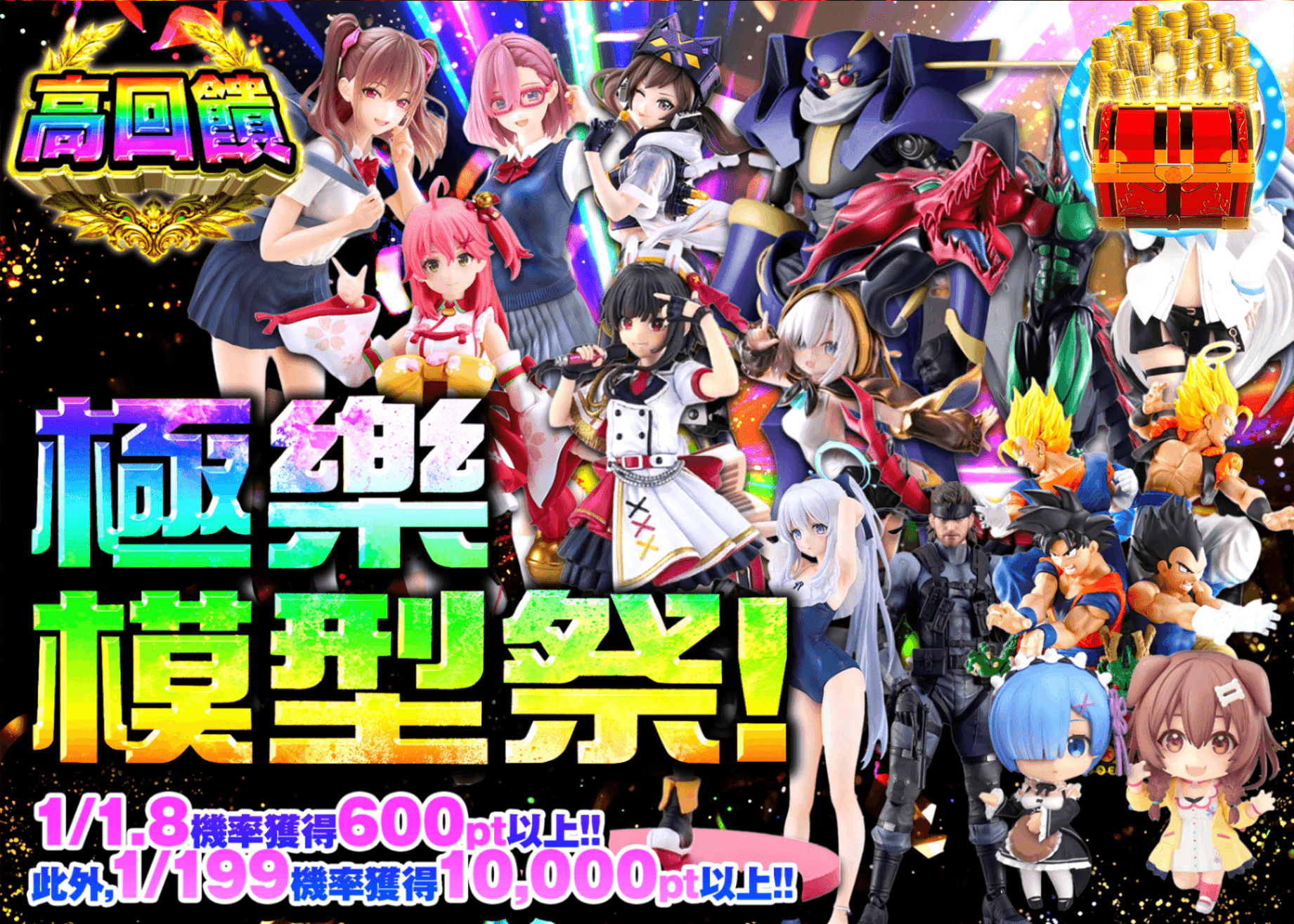 公仔抽卡 極楽フィギュア祭 | 線上抽卡就選Clove