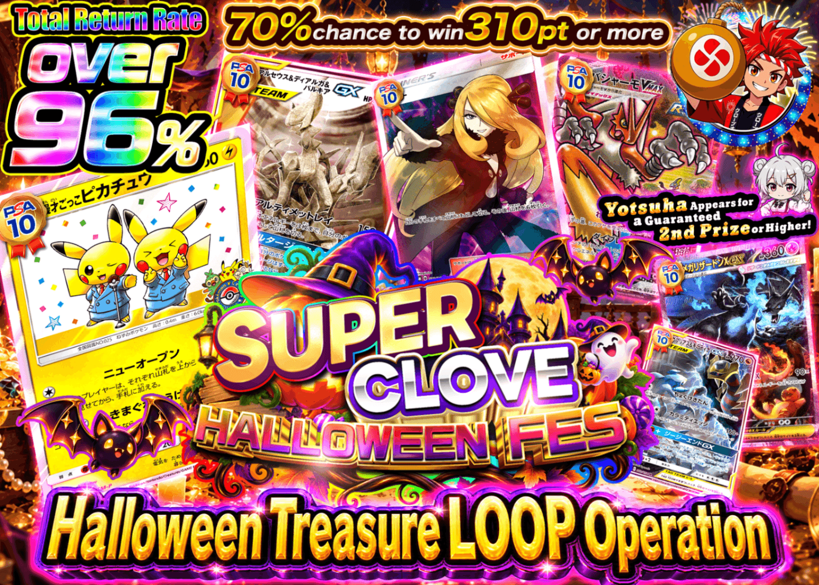 มิสเตอรี่แพ็ค Pokémon ハロウィンお宝LOOP大作戦 | Clove มิสเตอรี่แพ็ค