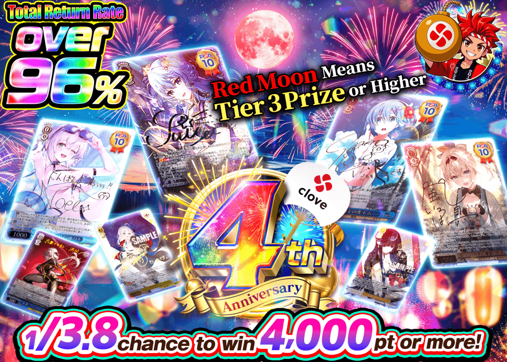 Weiβ Schwarz Mystery Pack 4周年記念企画 ヴァイス | Clove Mystery Packs