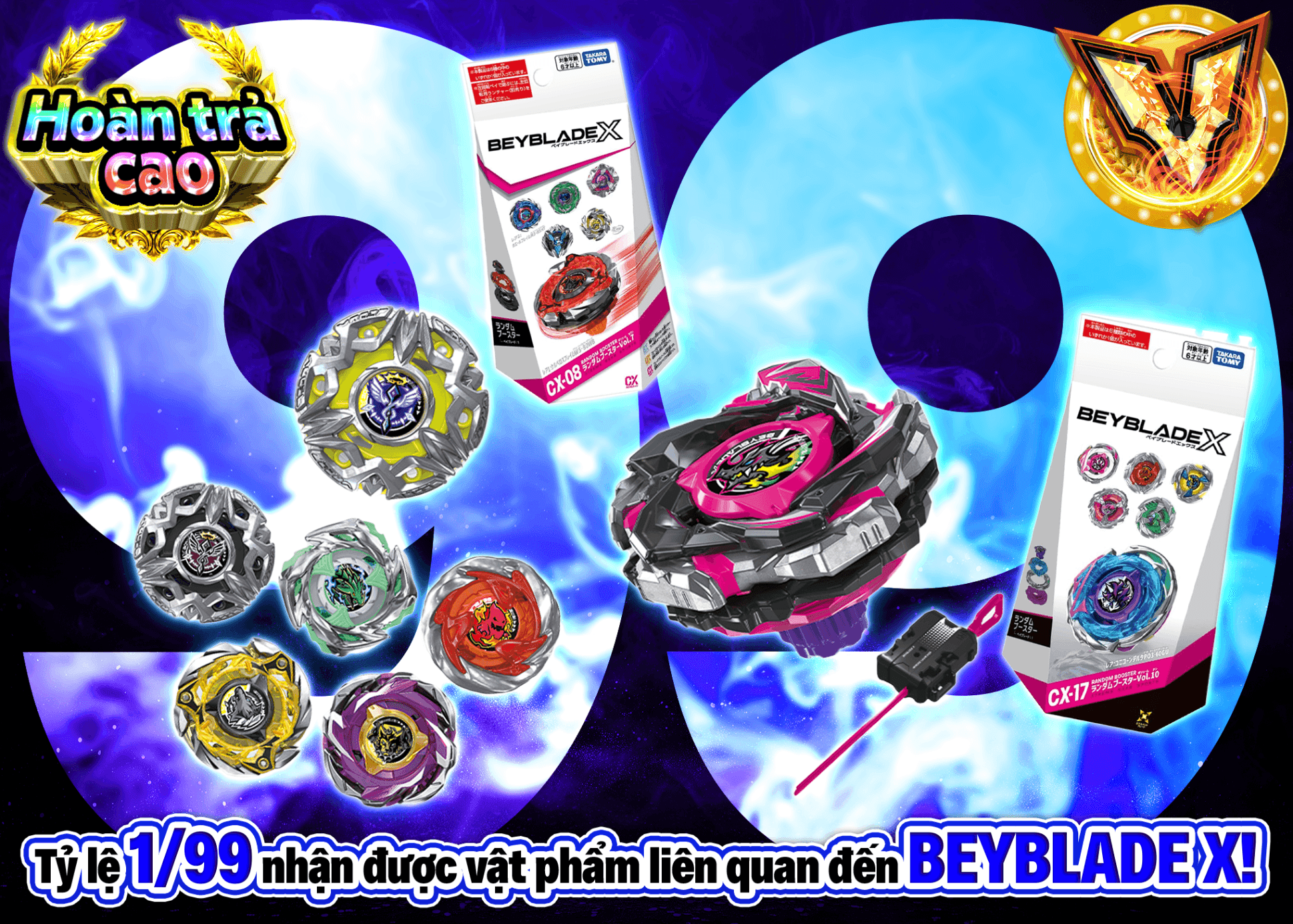 Mystery Pack hobby ベイブレードX Ver.99 | Clove Mystery Pack - Mystery Pack trực tuyến (Clove Oripa)