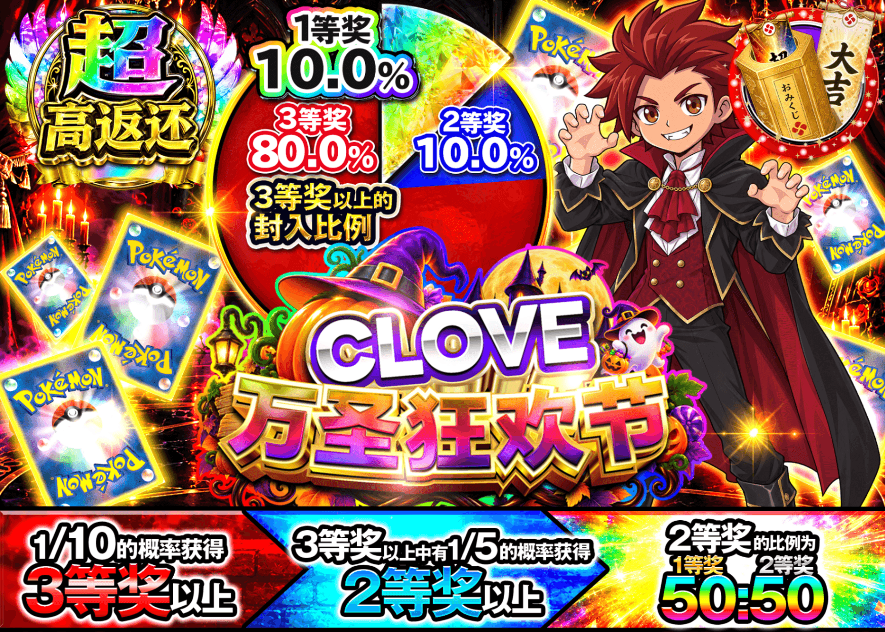 宝可梦盲盒 ハロウィン グラフ | 在线Clove盲盒