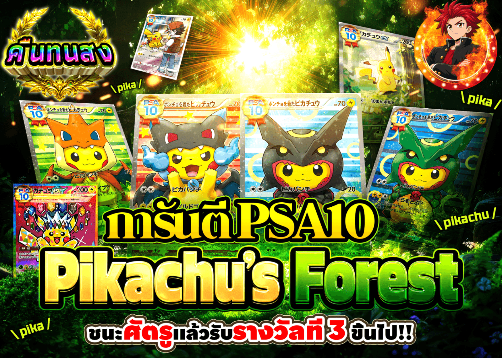 มิสเตอรี่แพ็ค Pokémon ピカチュウの森 | Clove มิสเตอรี่แพ็ค