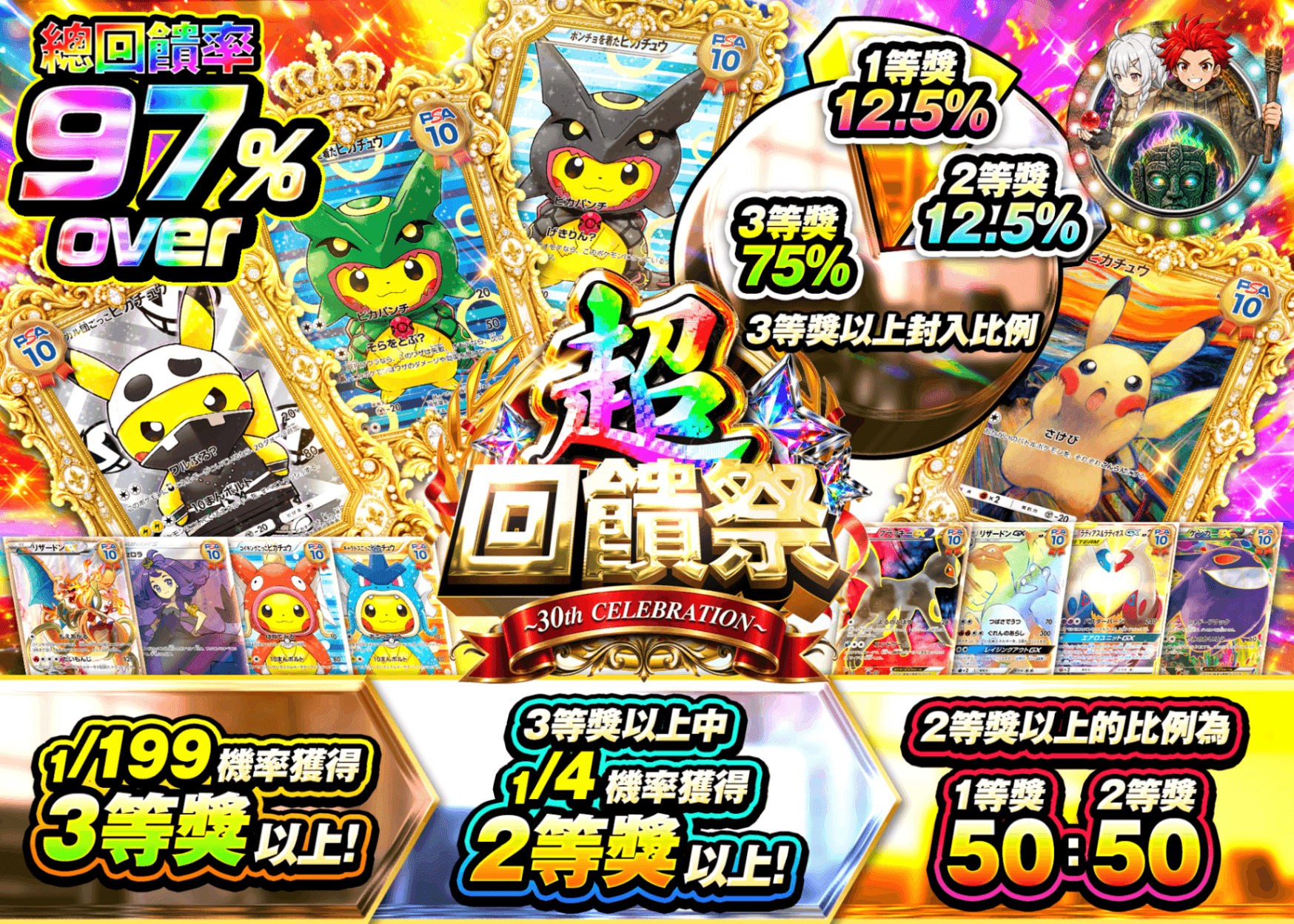 寶可夢卡牌抽卡 超高還元祭 グラフ | 線上抽卡就選Clove