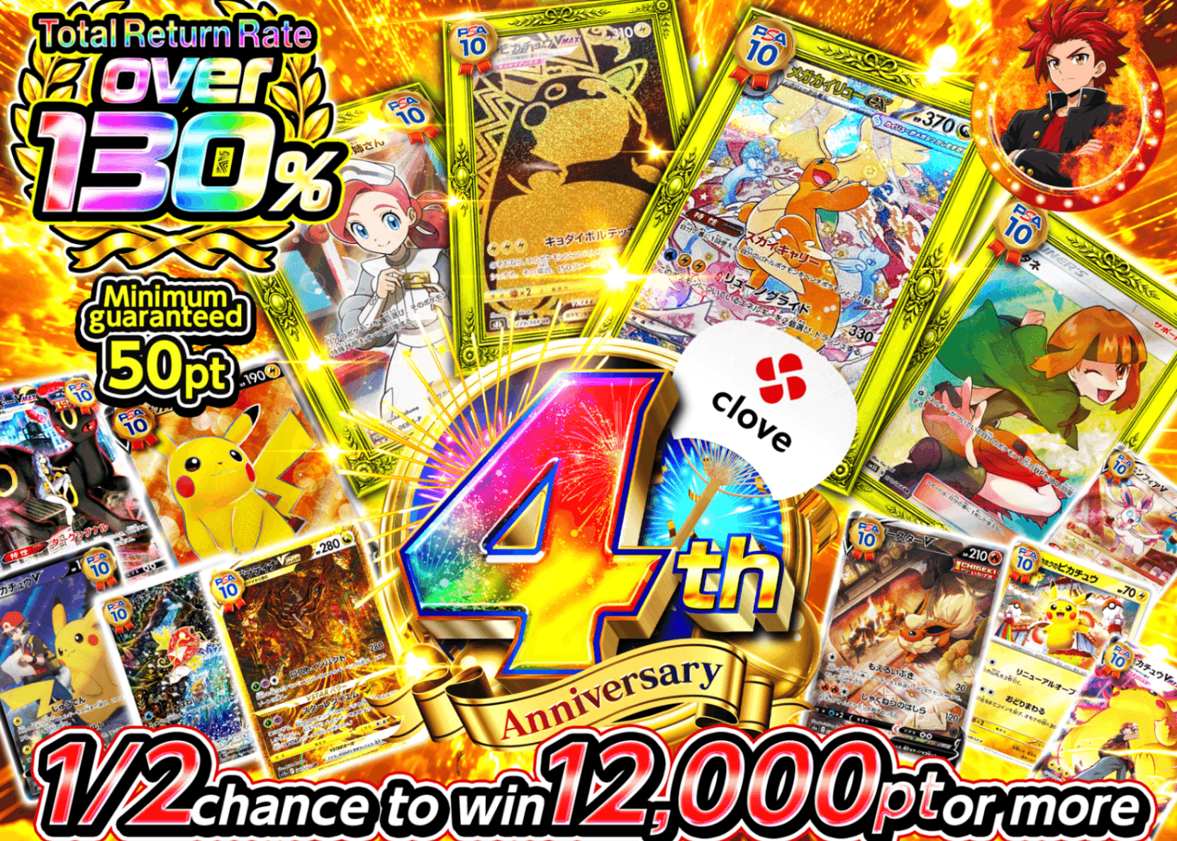 Pokémon Mystery Pack 4周年 にぶいち C4  | Clove Mystery Packs
