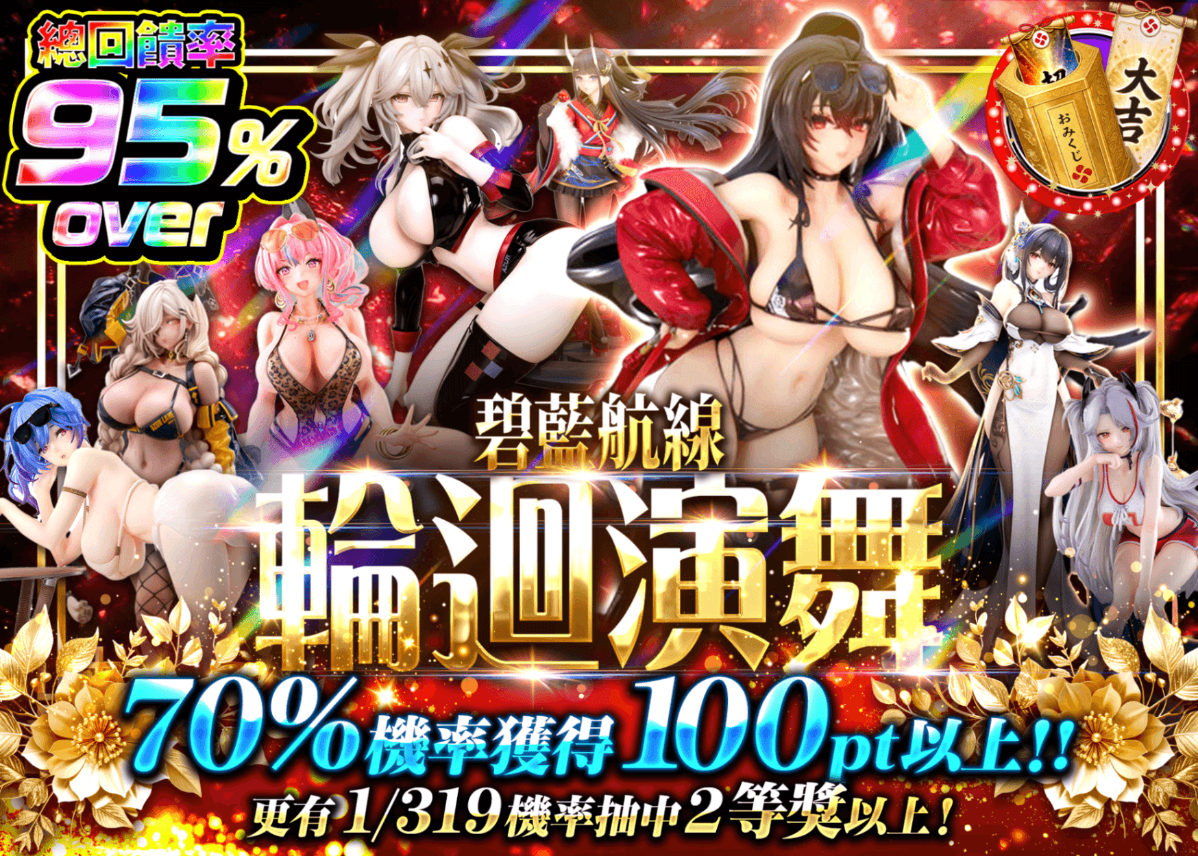 公仔抽卡 アズールレーン | 線上抽卡就選Clove