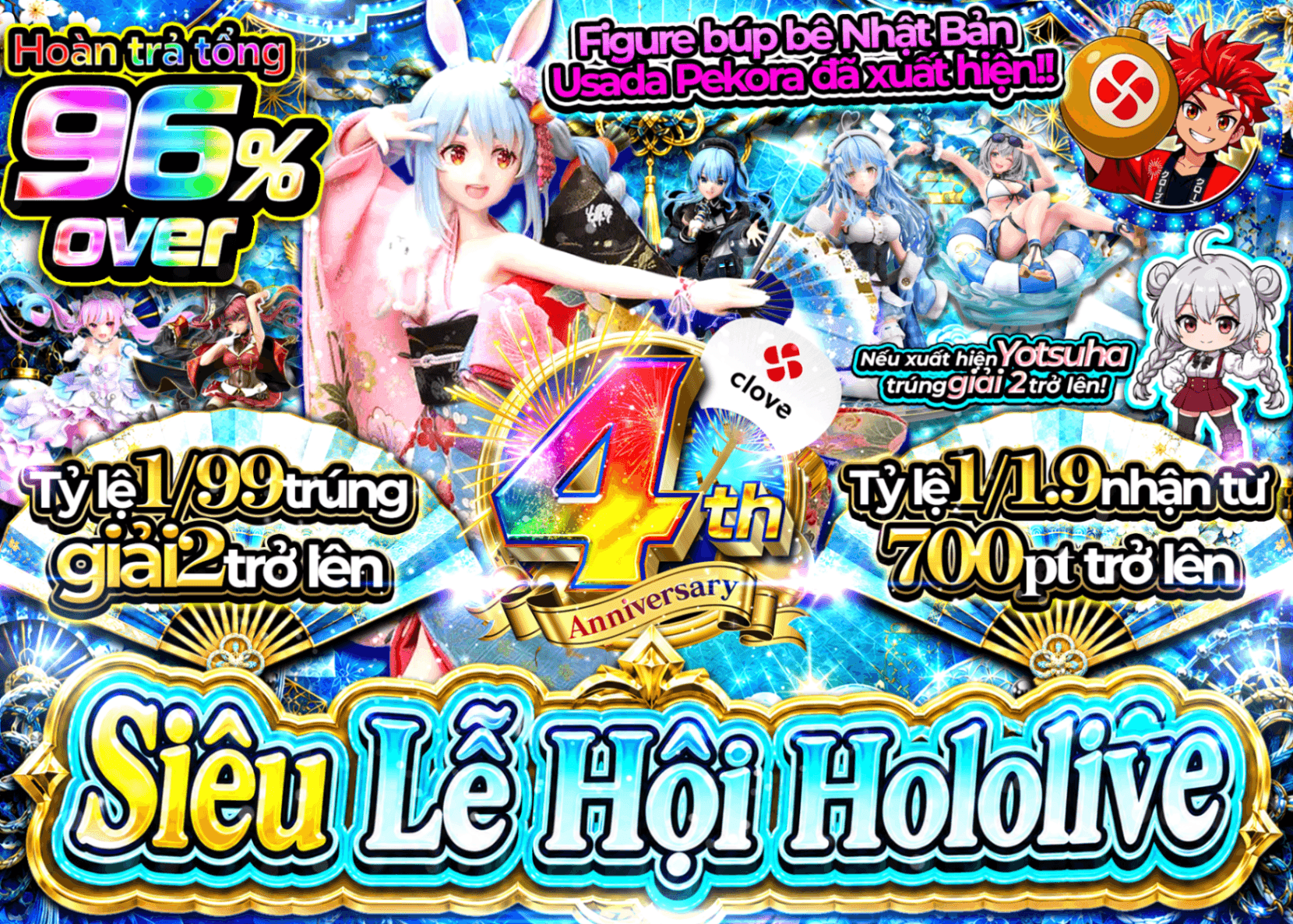 Mystery Pack figure 4周年　超ホロライブ祭 | Clove Mystery Pack - Mystery Pack trực tuyến (Clove Oripa)