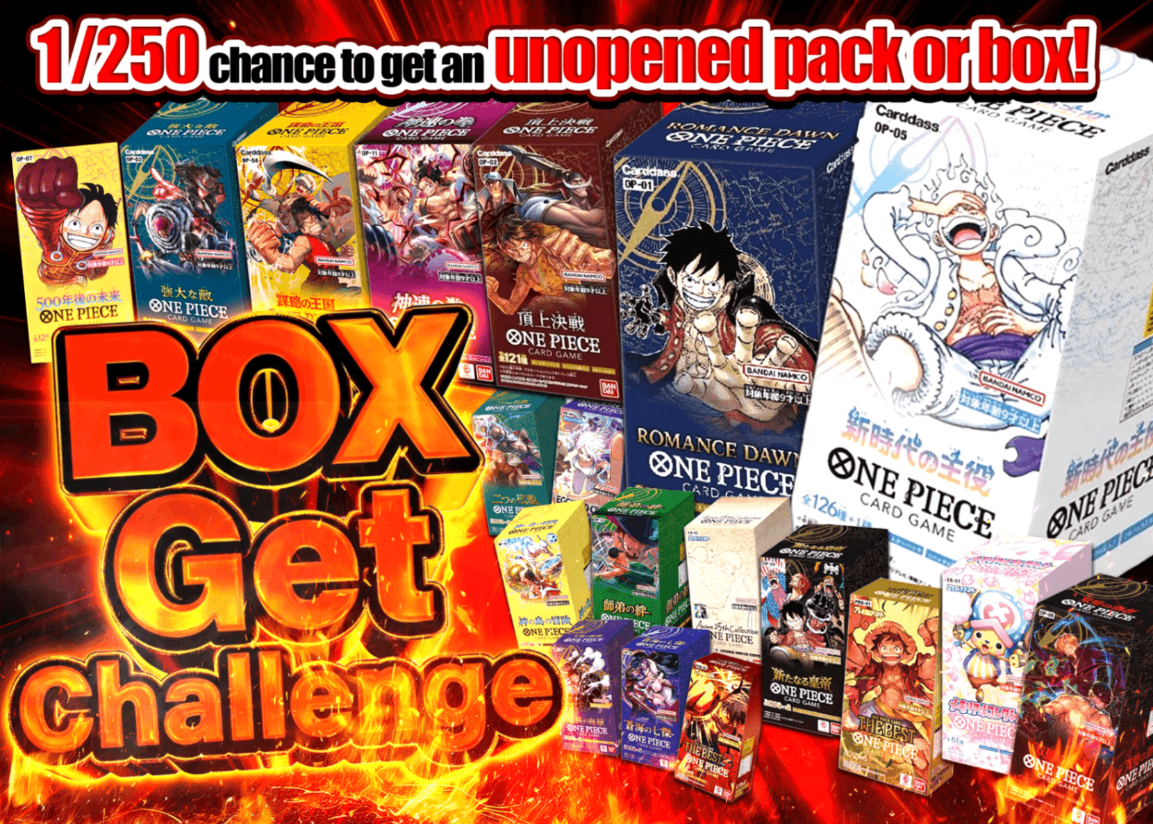 ONE PIECE Mystery Pack BOXゲットチャレンジ | Clove Mystery Packs