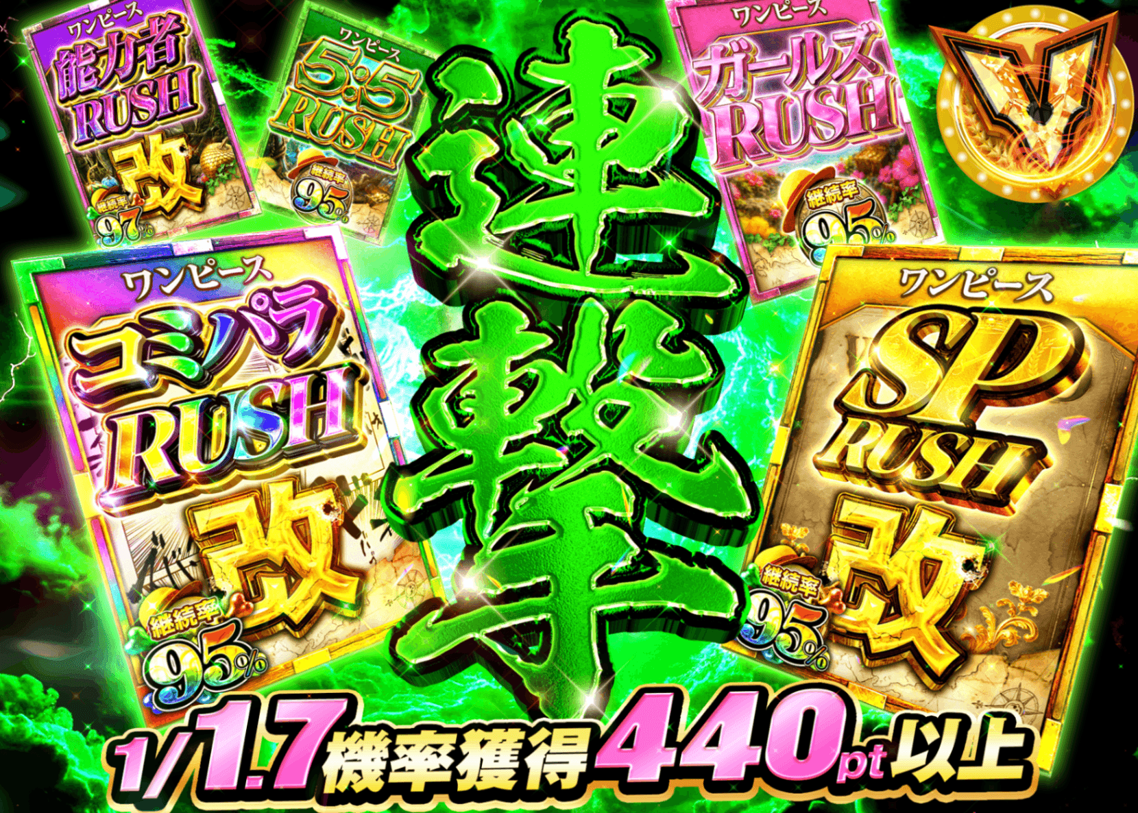海賊王卡牌盲盒 連撃 1/1.7で440pt以上 | 在線Clove盲盒