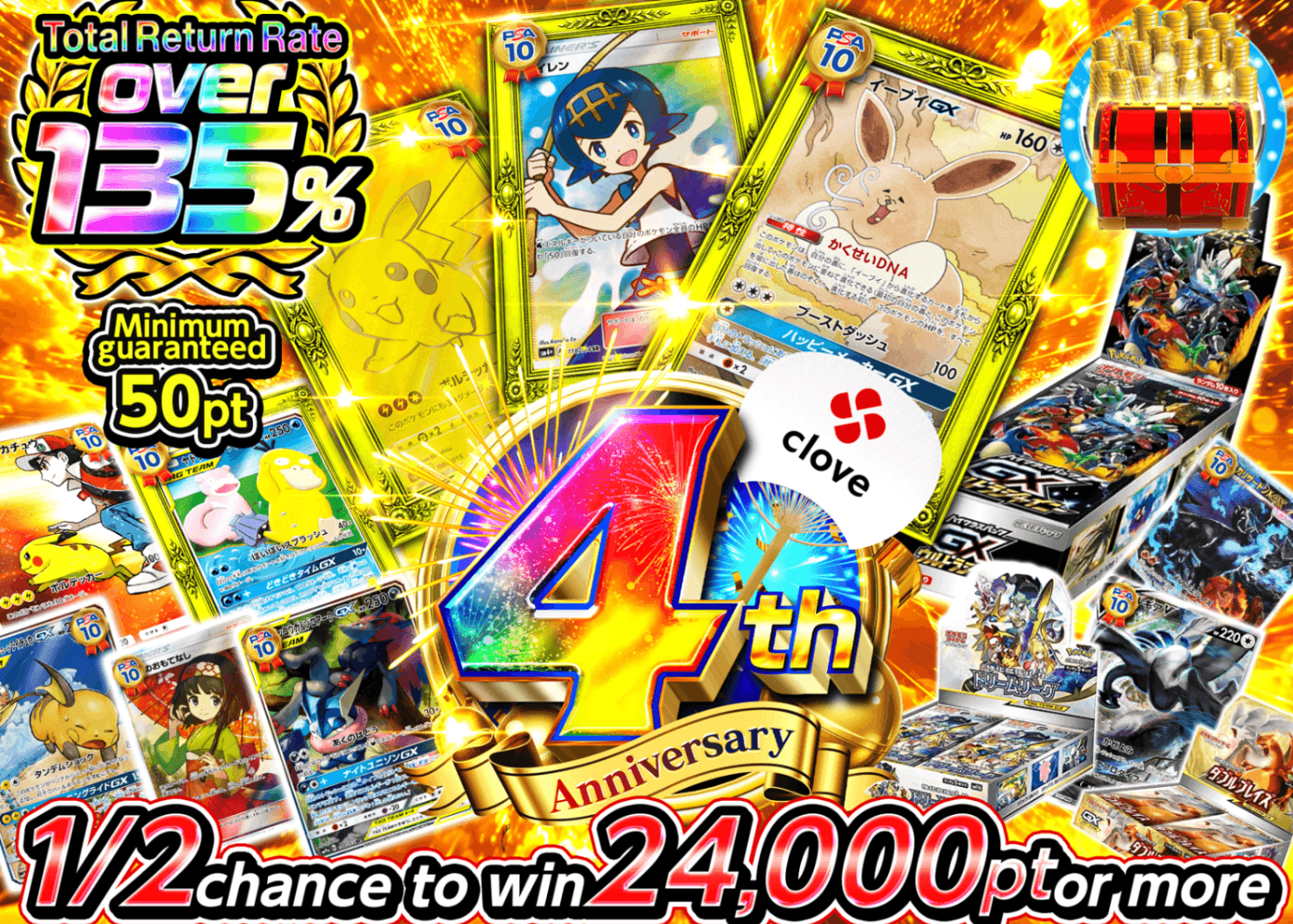 Pokémon Mystery Pack 4周年 にぶいち C5 | Clove Mystery Packs