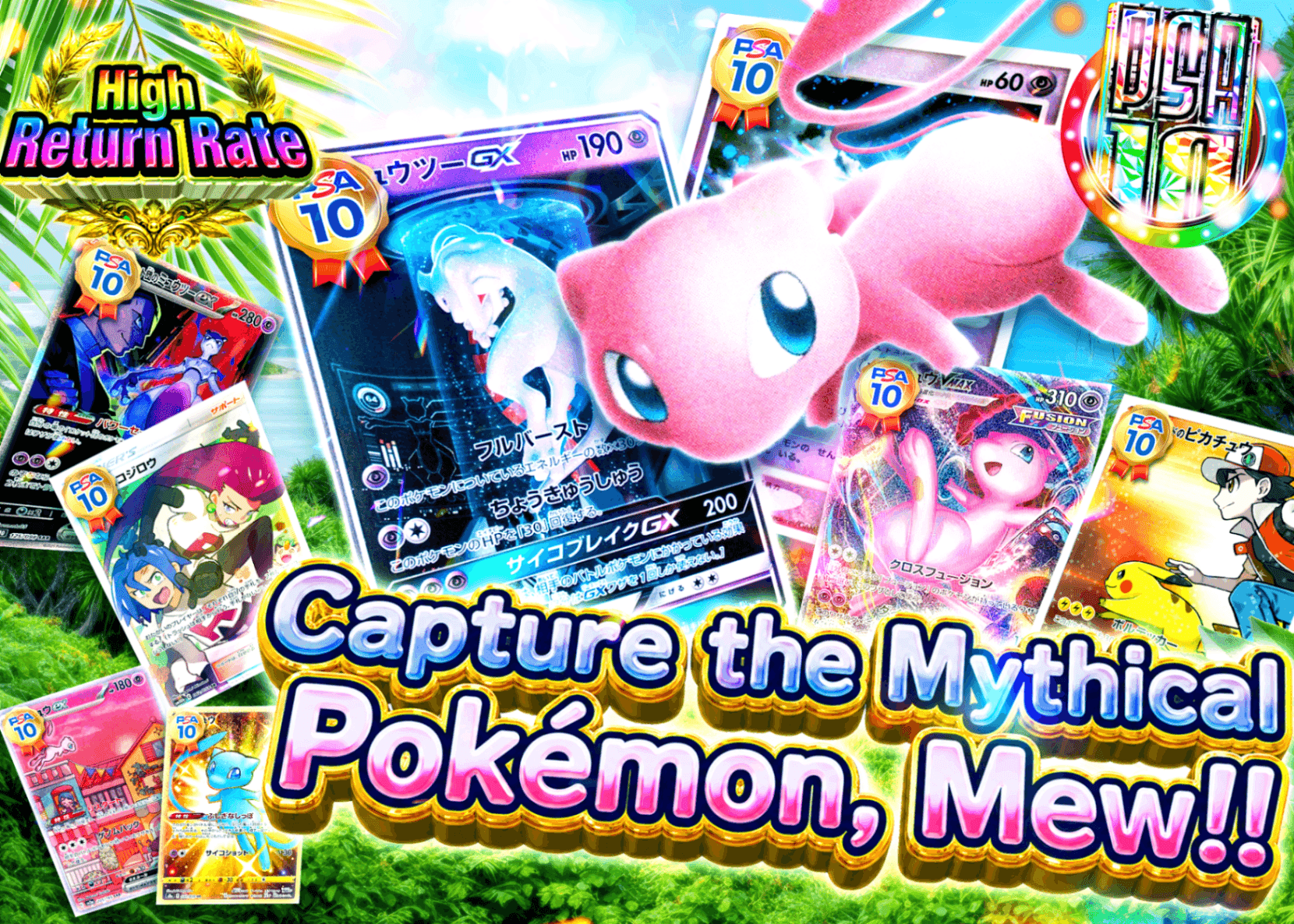 Pokémon Mystery Pack 幻のポケモン【ミュウ】を捕獲せよ!! | Clove Mystery Packs