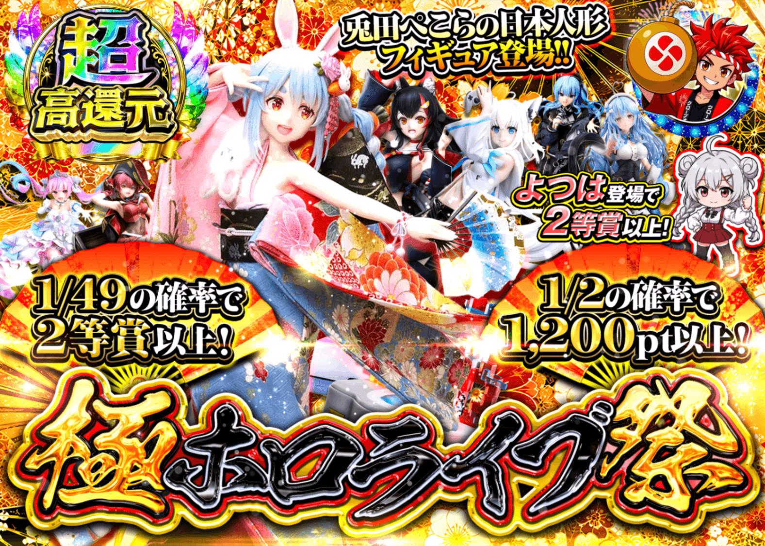 フィギュアオリパ 極ホロライブ祭  | オンラインオリパ・ネットオリパのクローブオリパ(Cloveオリパ)