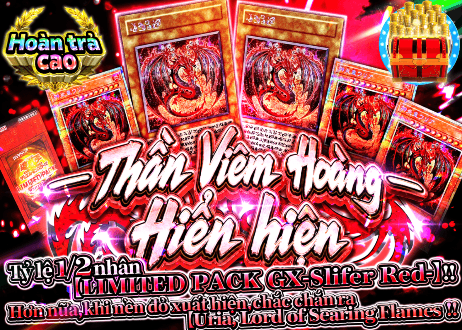 Mystery Pack Yu-Gi-Oh! ー神炎皇ー顕現 Ver1.10 | Clove Mystery Pack - Mystery Pack trực tuyến (Clove Oripa)