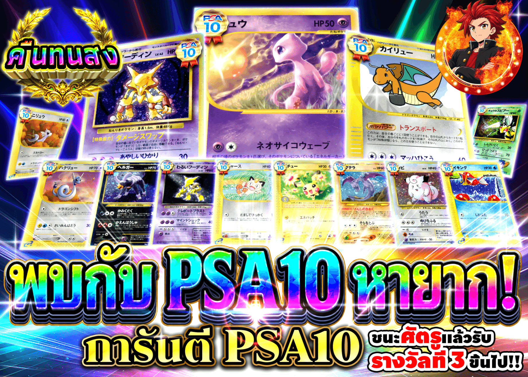 มิสเตอรี่แพ็ค Pokémon 珍しいPSA10登場 | Clove มิสเตอรี่แพ็ค