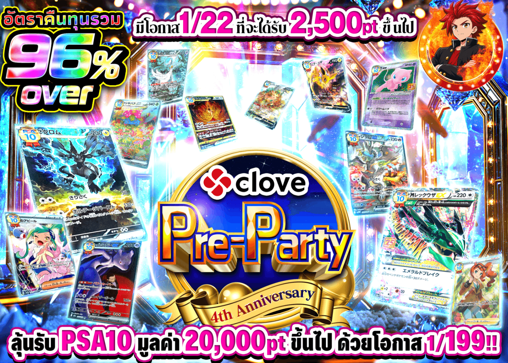 มิสเตอรี่แพ็ค Pokémon 4周年前夜祭 扉 | Clove มิสเตอรี่แพ็ค
