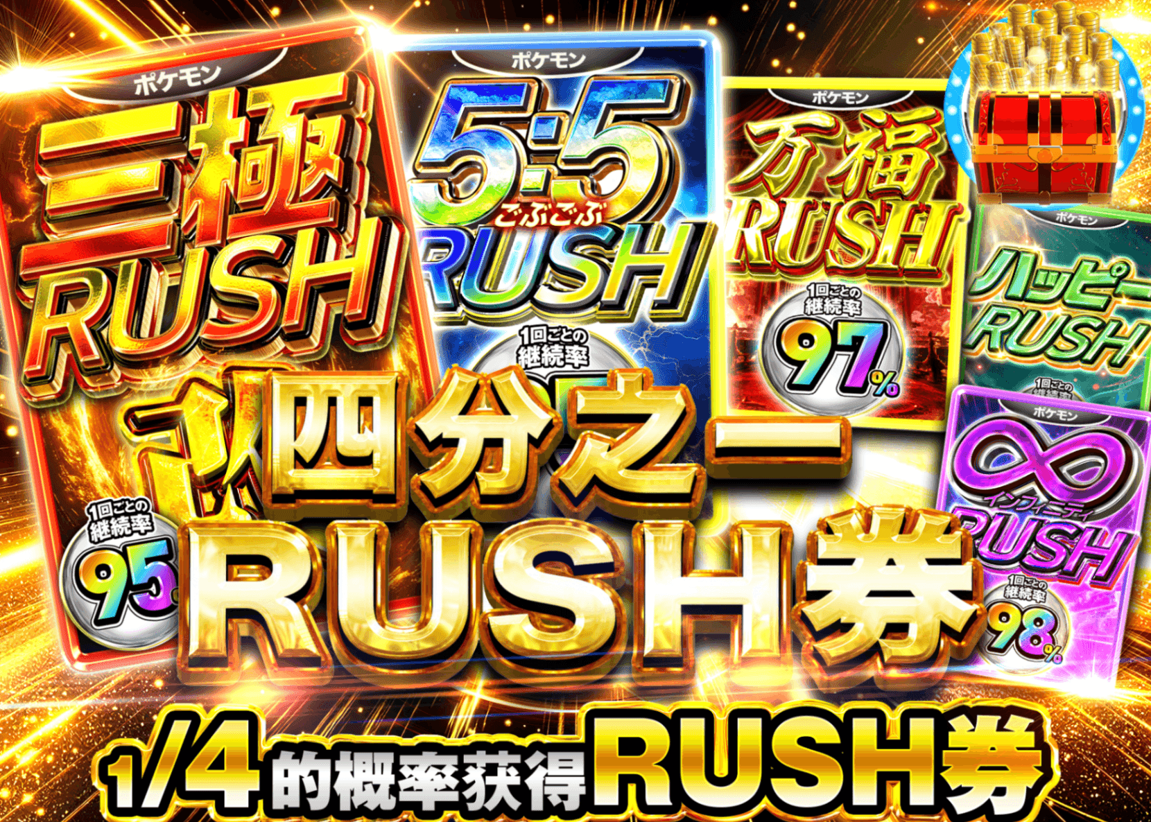 宝可梦盲盒 よんぶいち RUSHチケット | 在线Clove盲盒